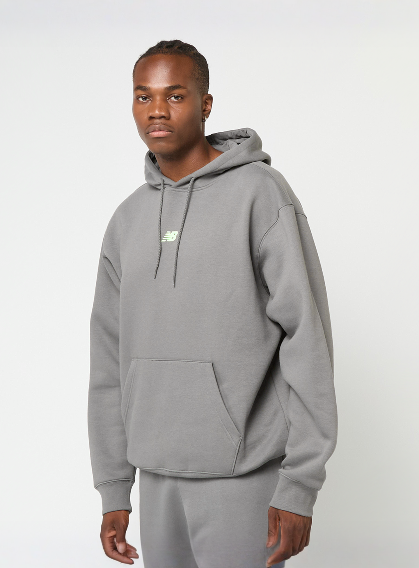 New Balance, Back Print Graphic Hoodie, grey, Image 1 of 5