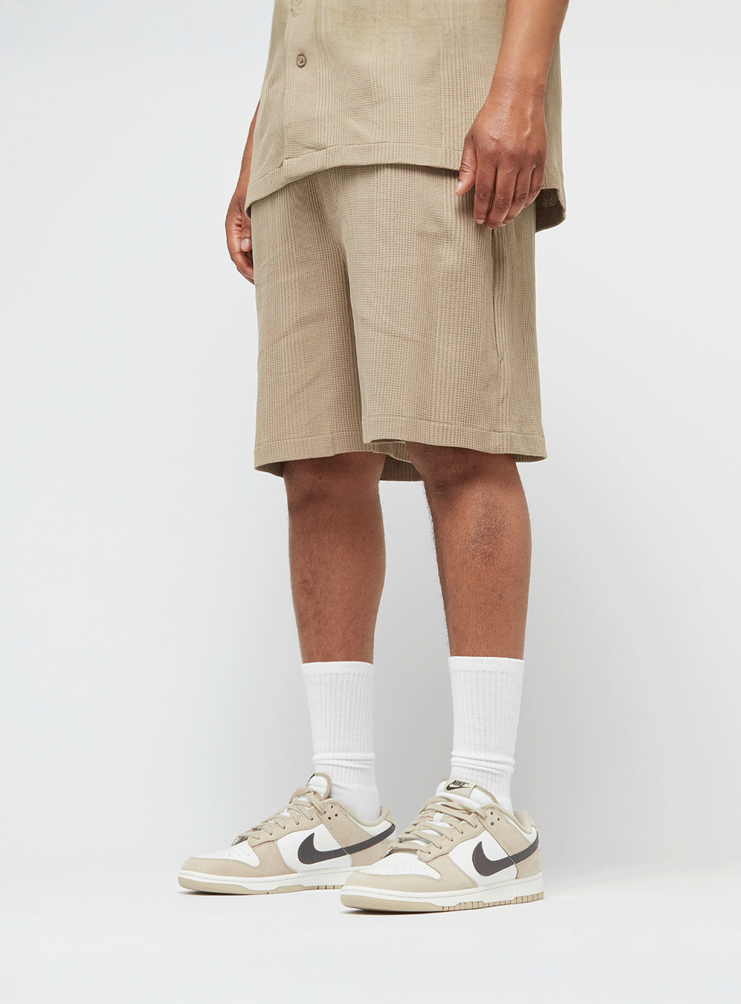Decibel, Waffle Knit Shorts, green, Image 1 of 5