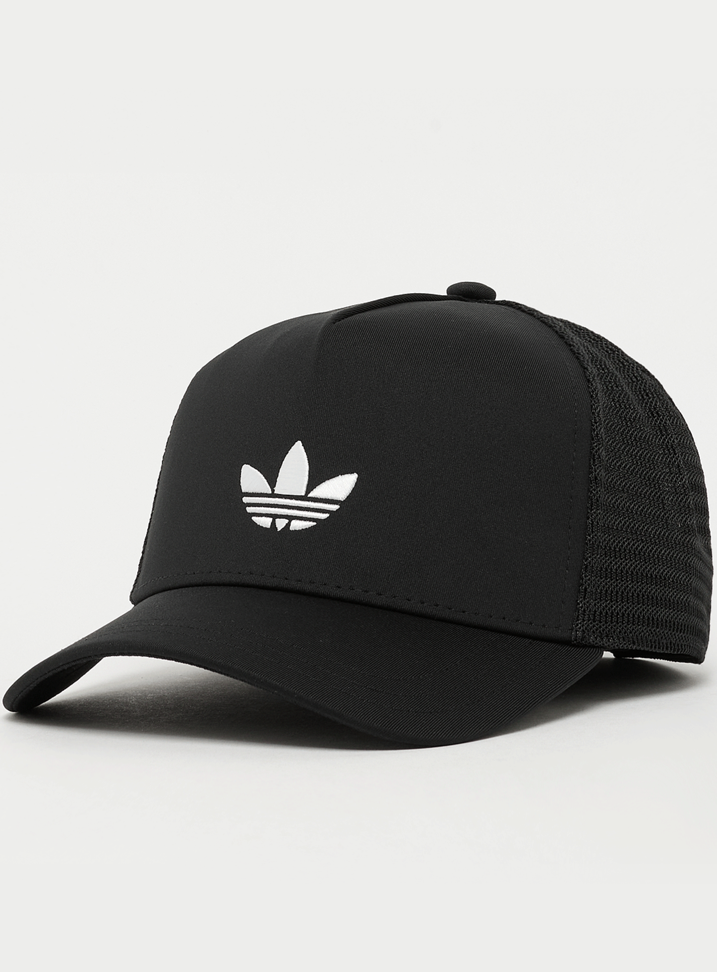 adidas Originals, Curved Trucker Cap, black, Image 1 of 4