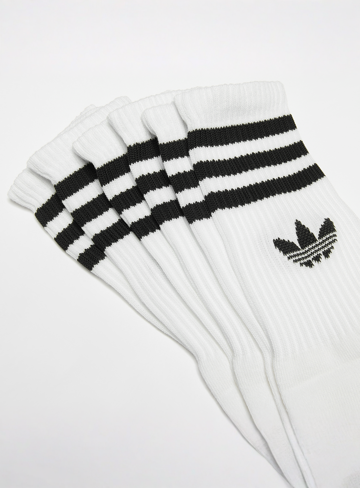adidas Originals, 3 PACK - adicolor Crew Socks, white, Image 2 of 2