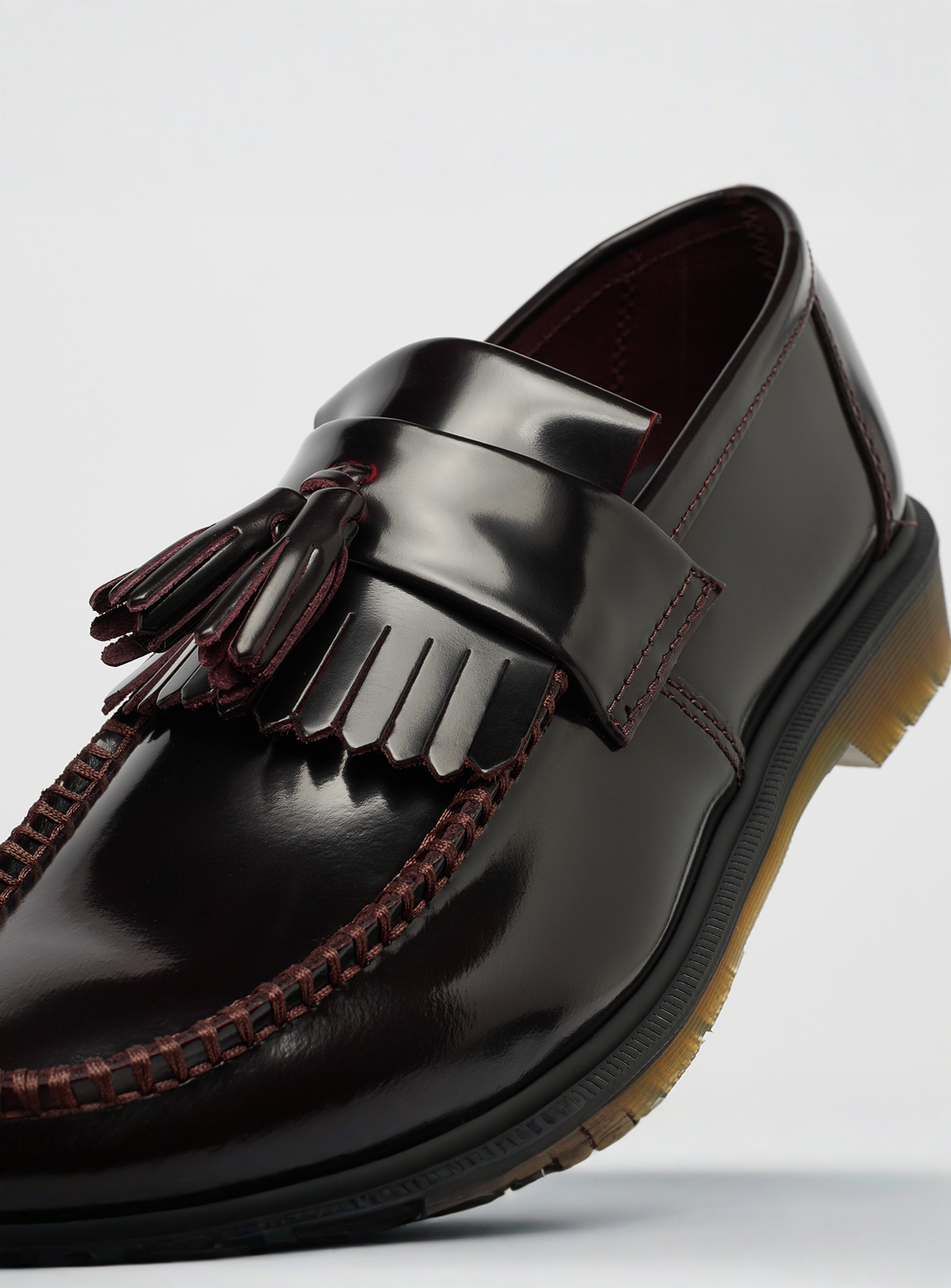 Dr. Martens, Adrian Tassel Loafer cherry red arcadia, brown, Image 6 of 7