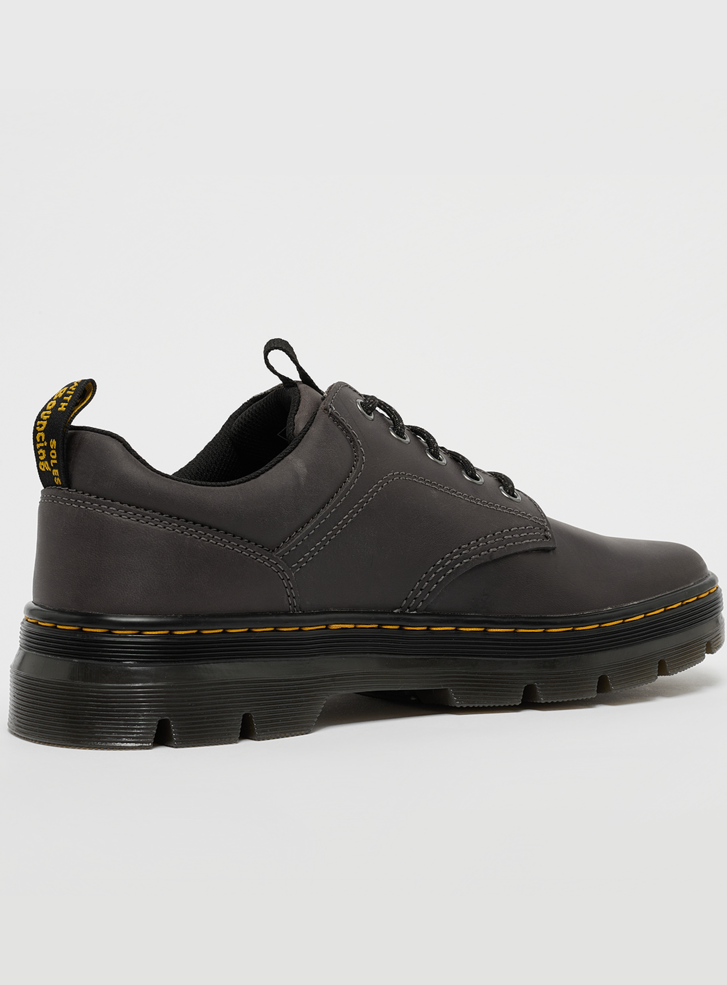 Dr. Martens, Reeder Leather 5 Eye Shoe, grey, Image 3 of 7
