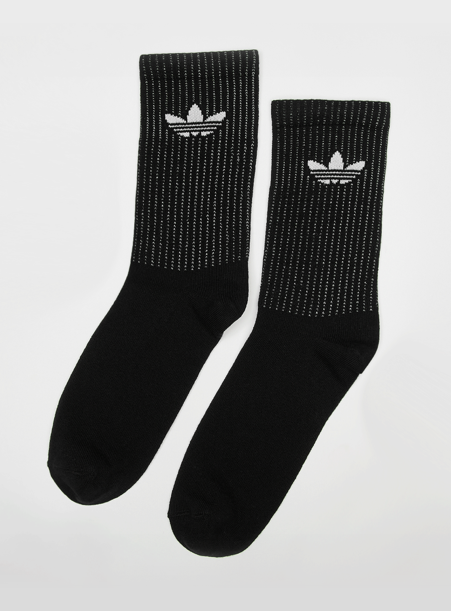 adidas Originals, 2 PACK - adicolor Crew Socks Reflective, black, Image 1 of 2