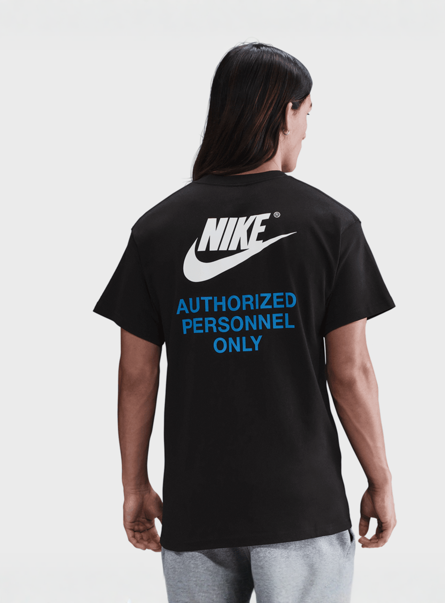 Nike, Sportswear Athletic Short Sleeve Tee, black, Image 2 of 4