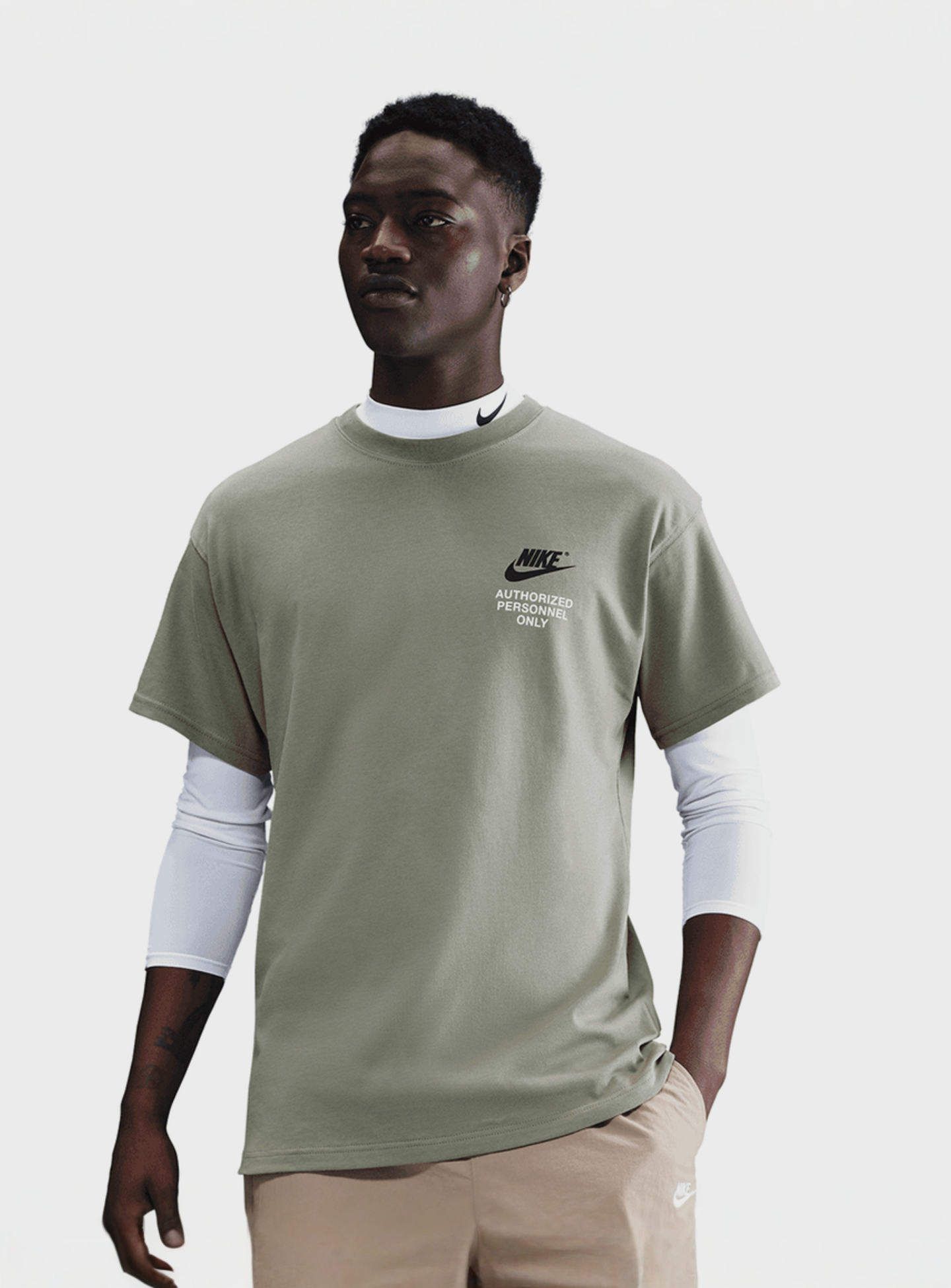 Nike, Sportswear Athletic Short Sleeve Tee, green, Image 1 of 4