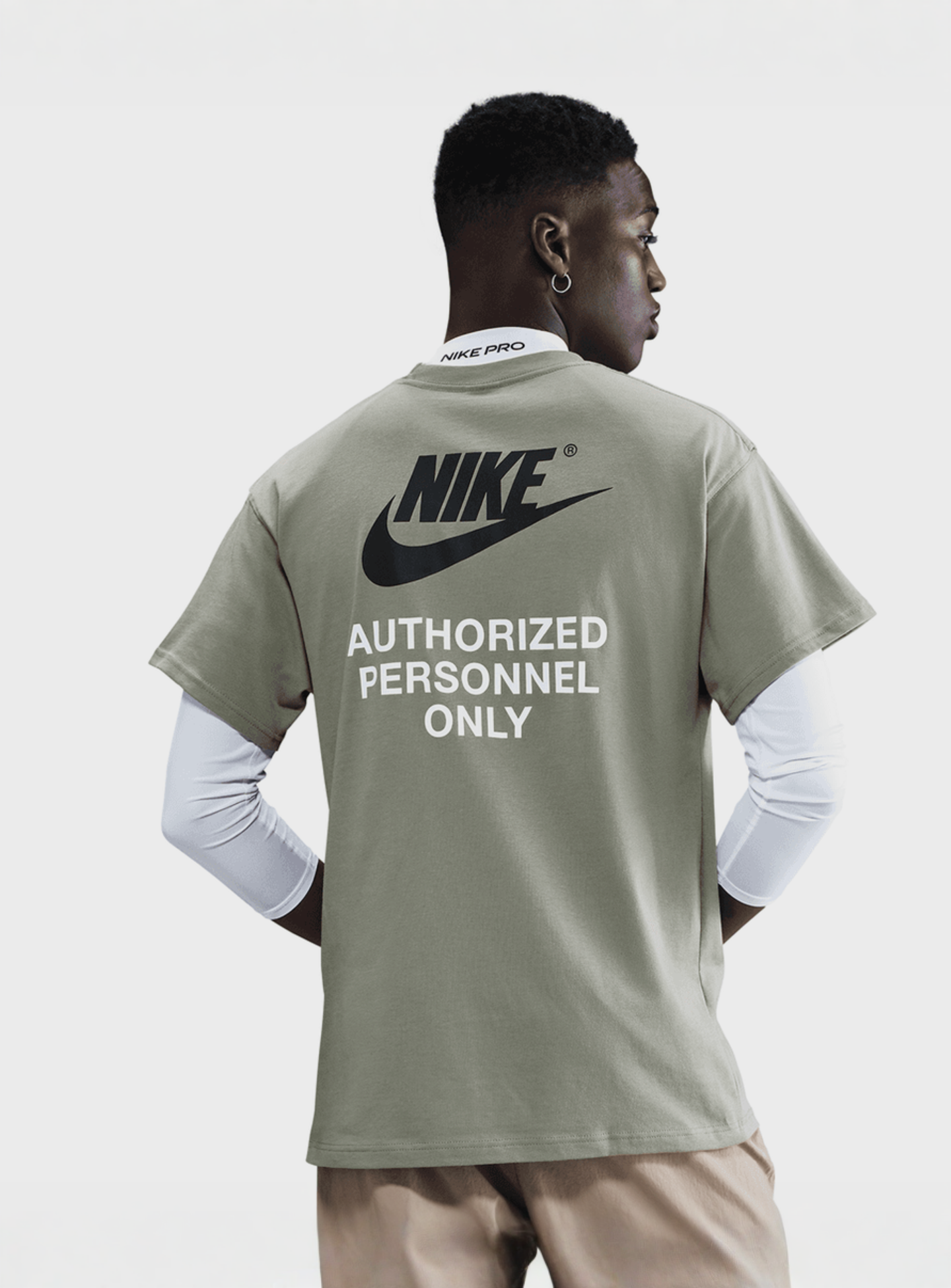 Nike, Sportswear Athletic Short Sleeve Tee, green, Image 2 of 4