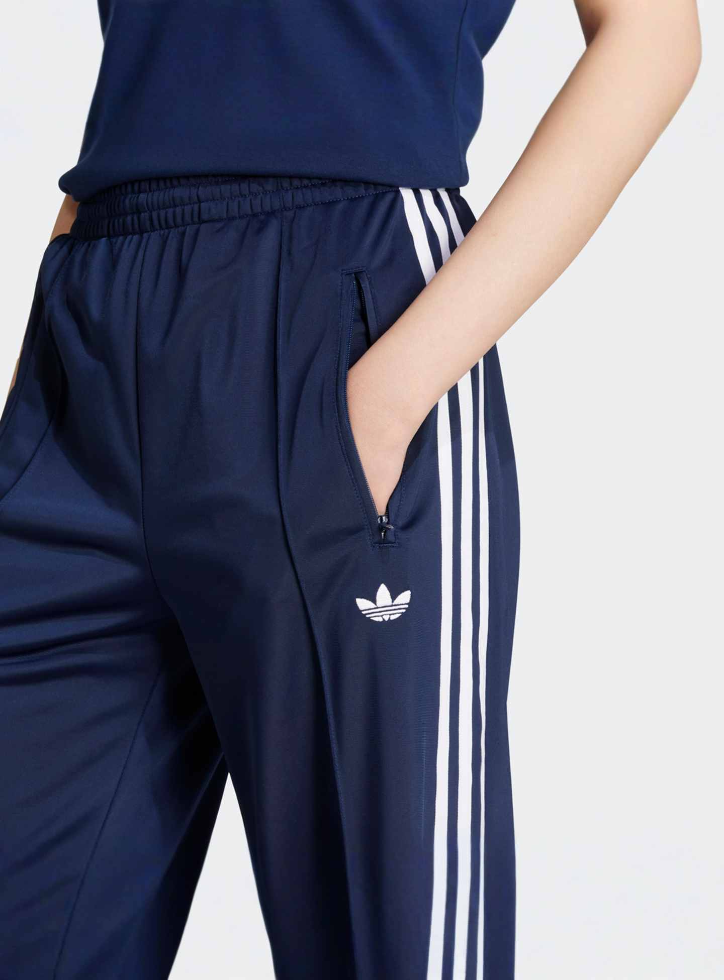 adidas Originals, Firebird Loose Track Pants, blue, Image 3 of 5
