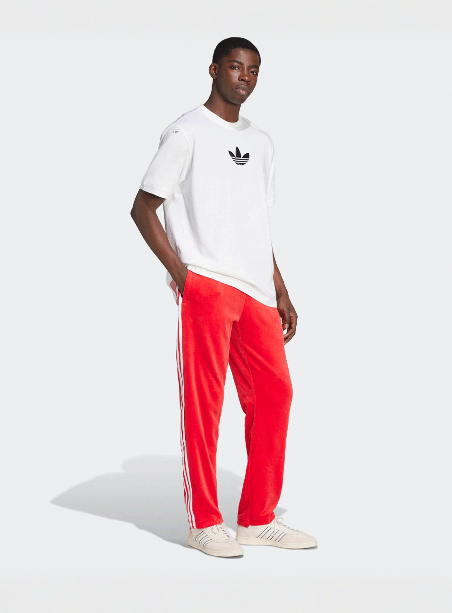 adidas Originals, Oversized T-Shirt, white, Image 4 of 4