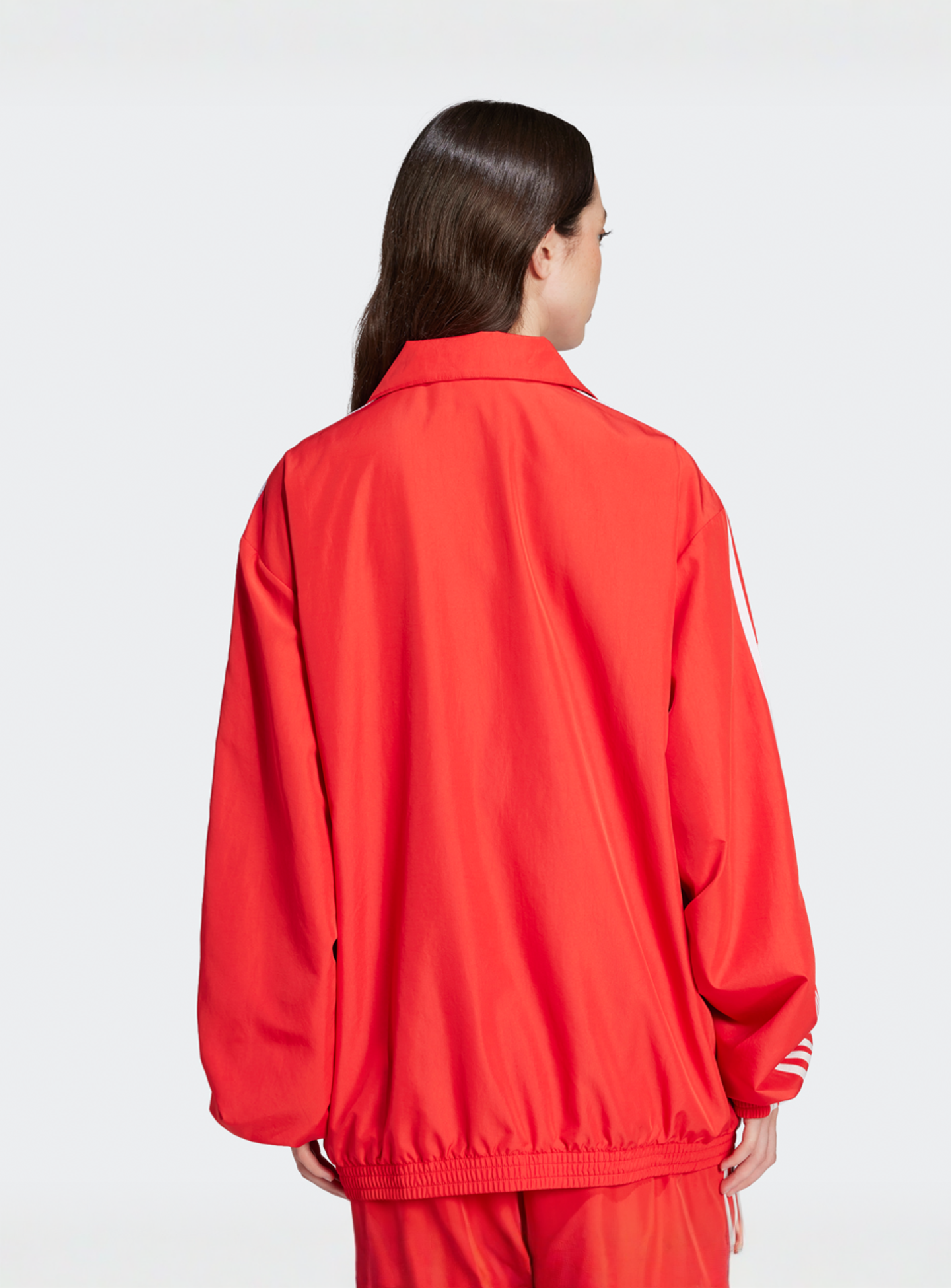 adidas Originals, Firebird Oversized Track Jacket, red, Image 2 of 5