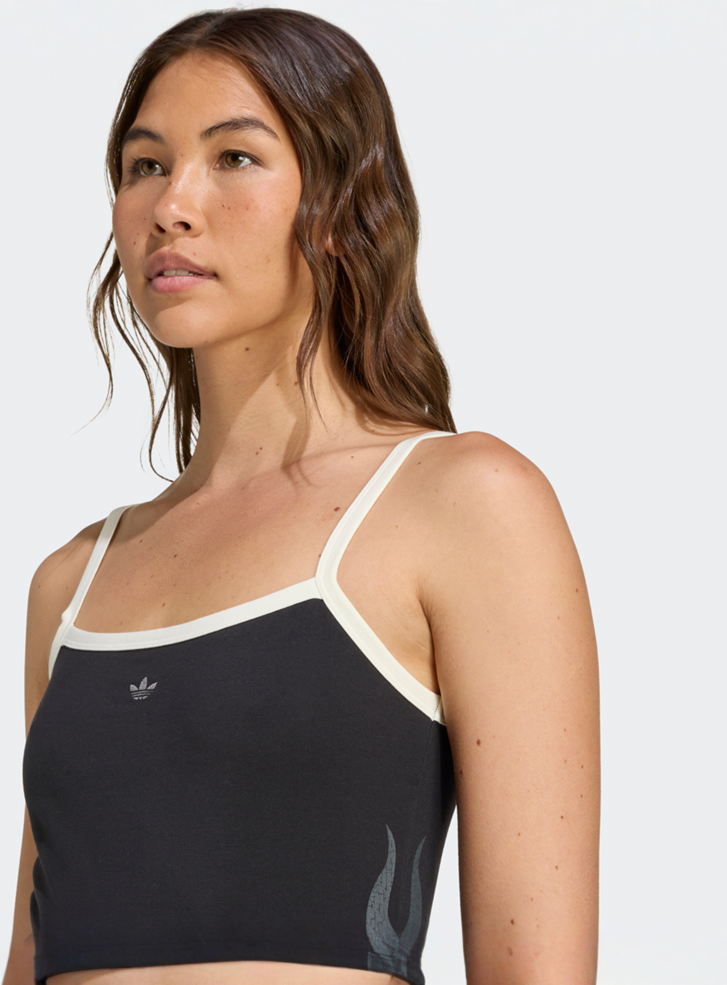 adidas Originals, Tank Top Flames, black, Image 3 of 5