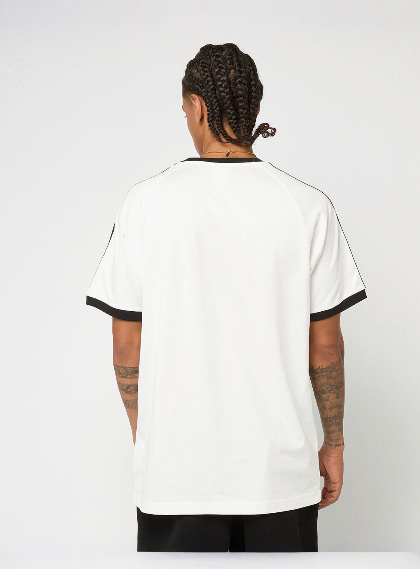 adidas Originals, 3-Streifen T-Shirt, black, Image 2 of 4