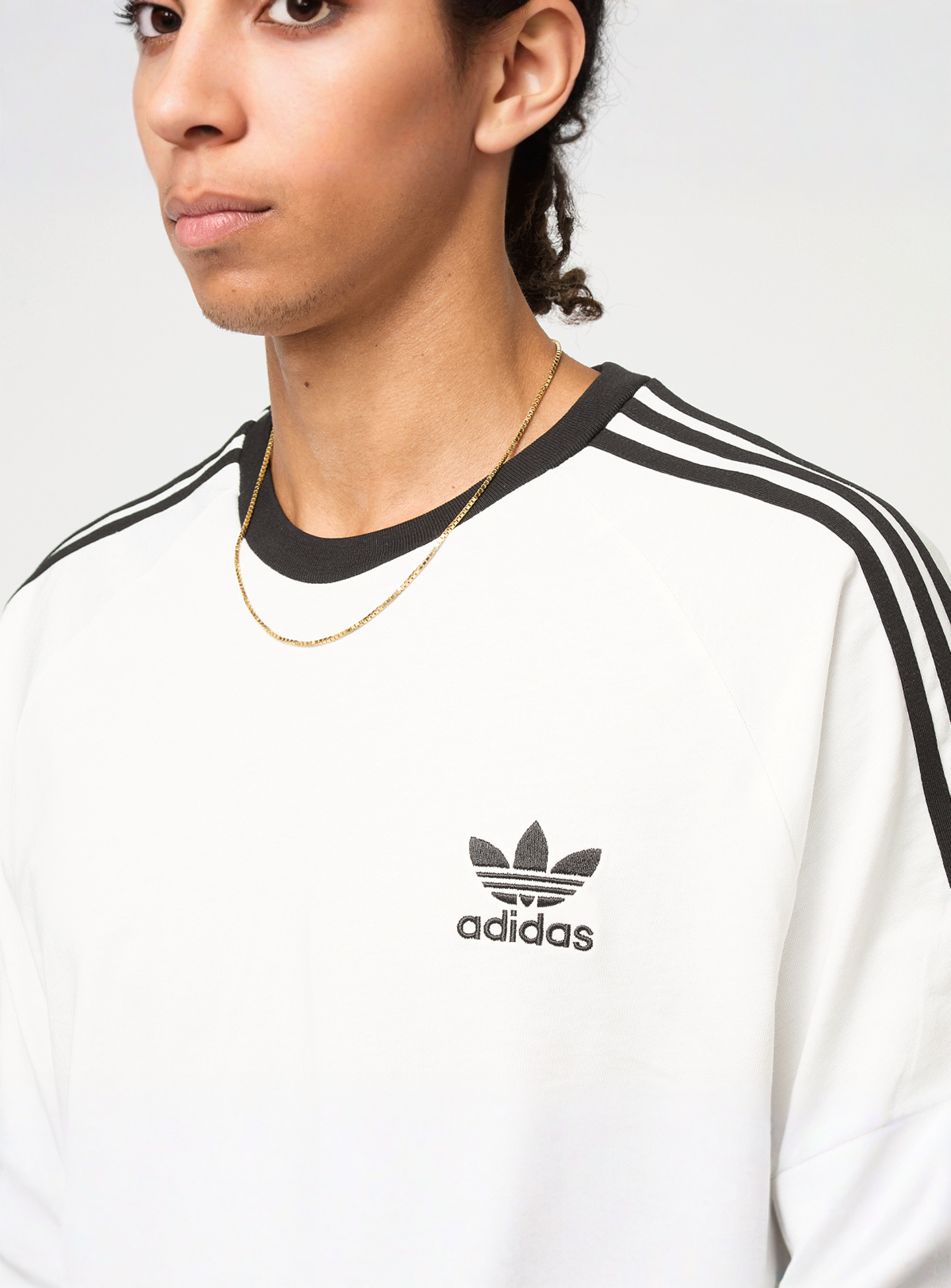 adidas Originals, 3-Streifen T-Shirt, black, Image 3 of 4