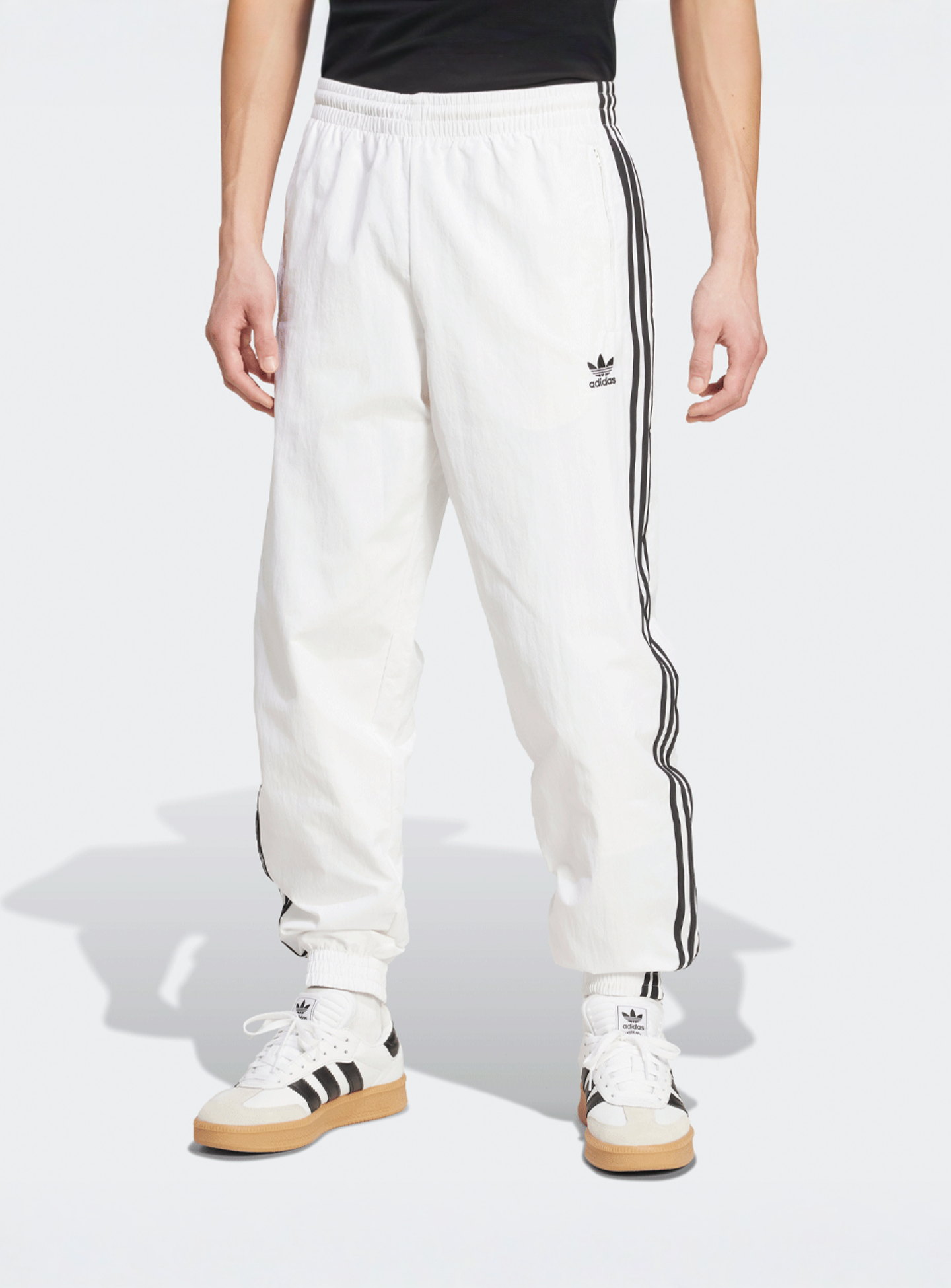 adidas Originals, adicolor Firebird Track Pants, white, Image 1 of 5