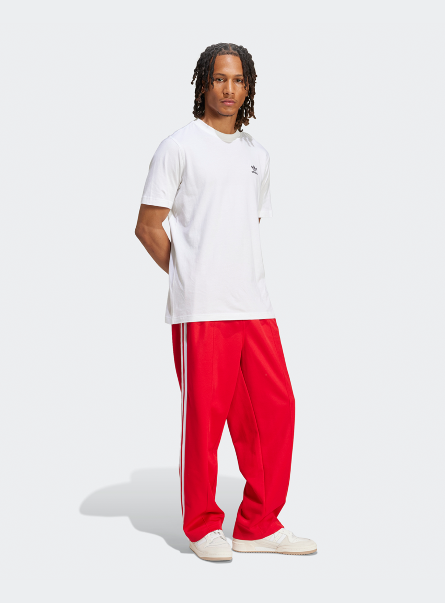 adidas Originals, Baggy Track Pants, red, Image 5 of 5