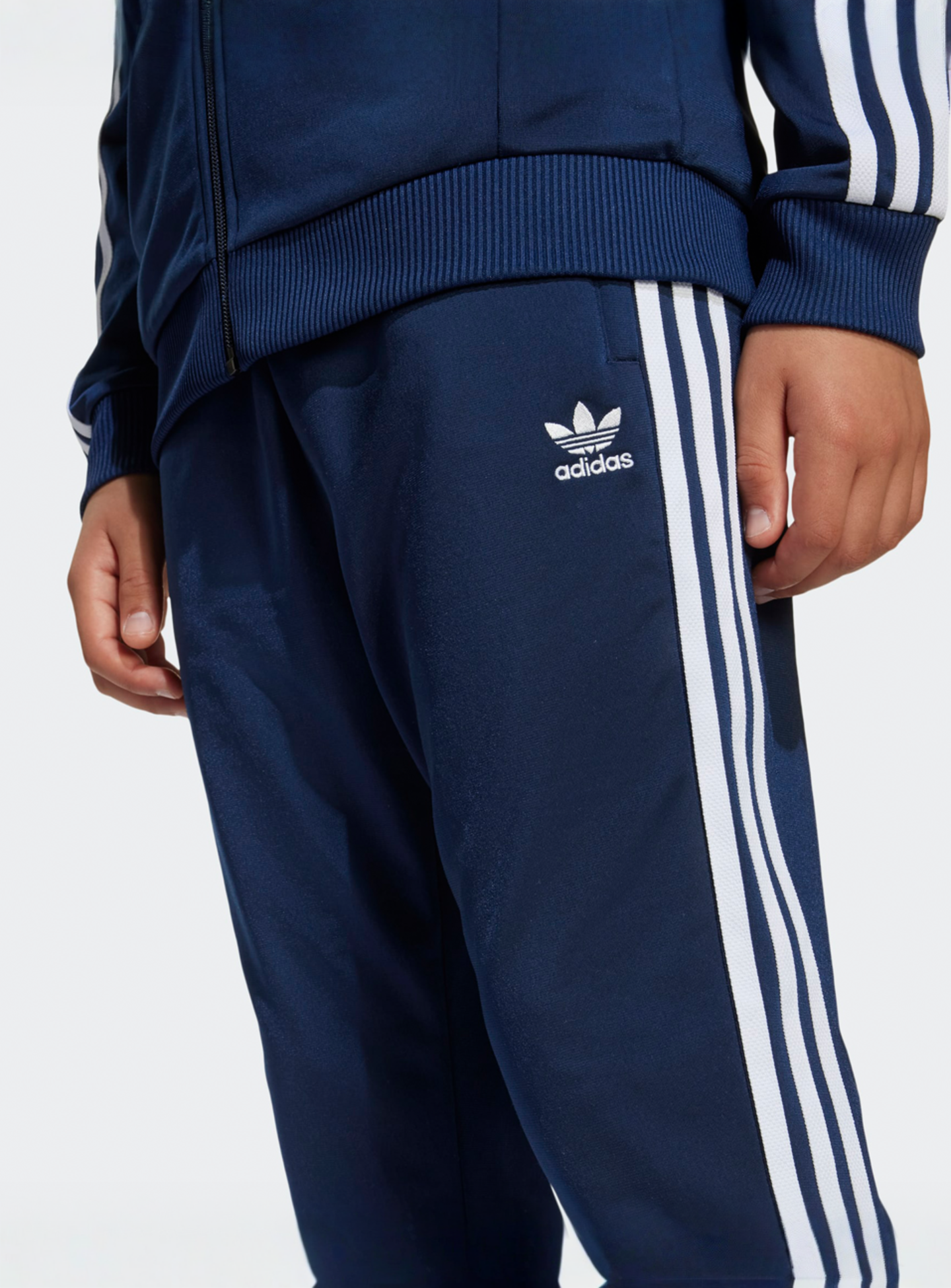 adidas Originals, Superstar Track Pants, blue, Image 3 of 4