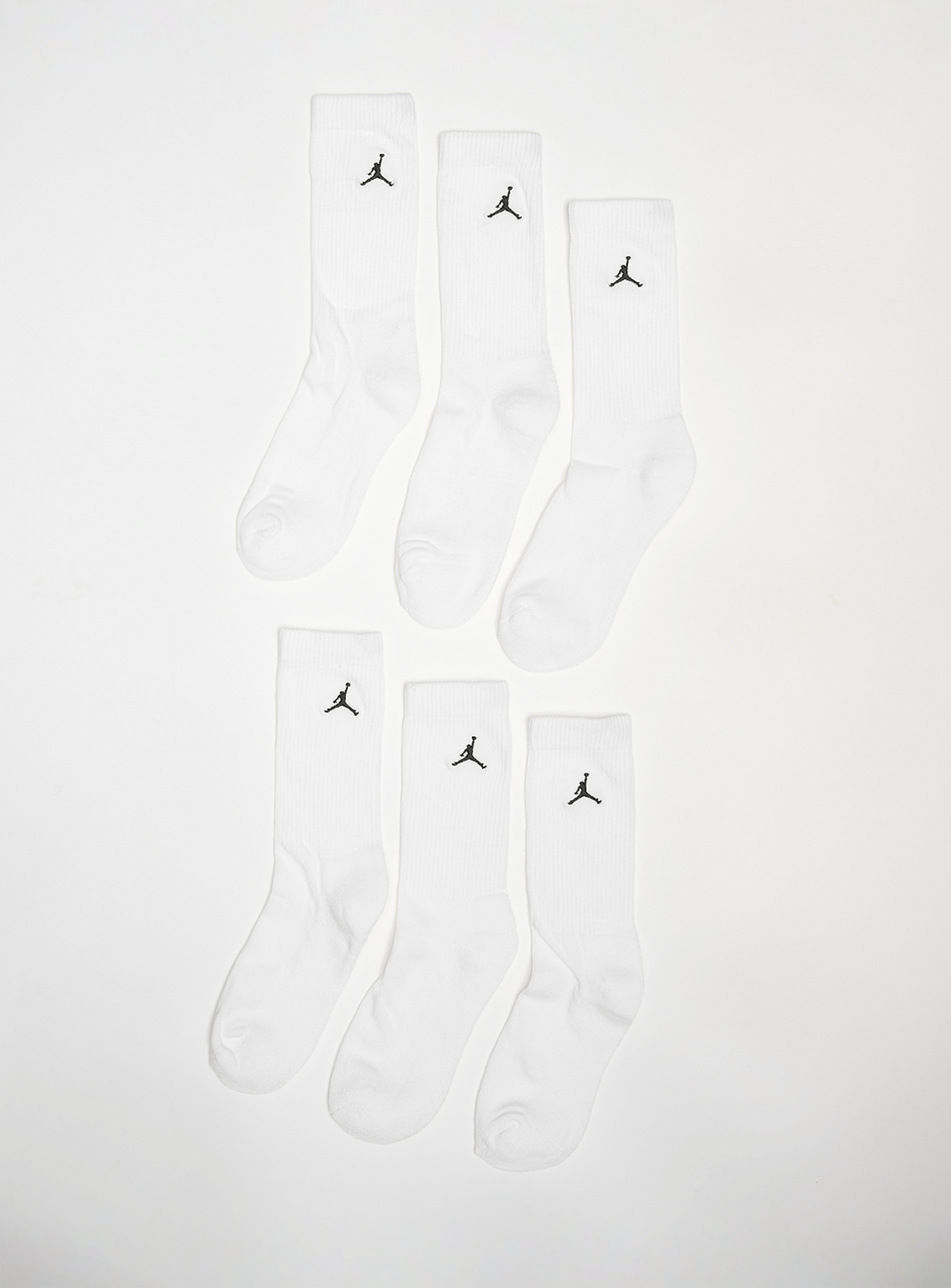 Jordan, 6 PACK - Everyday Essentials Crew, white, Image 1 of 2