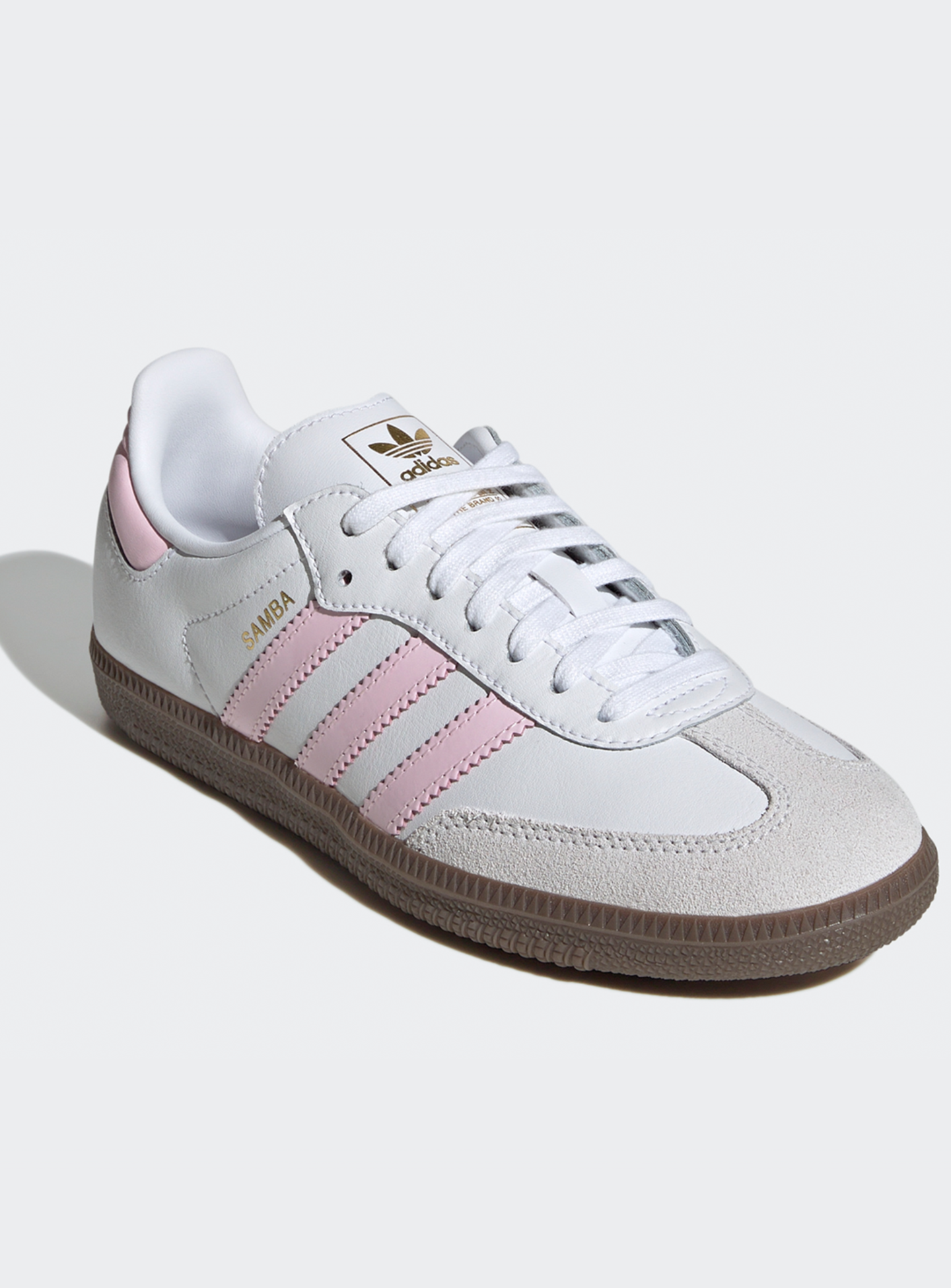 adidas Originals, Samba OG (GS), white, Image 3 of 8