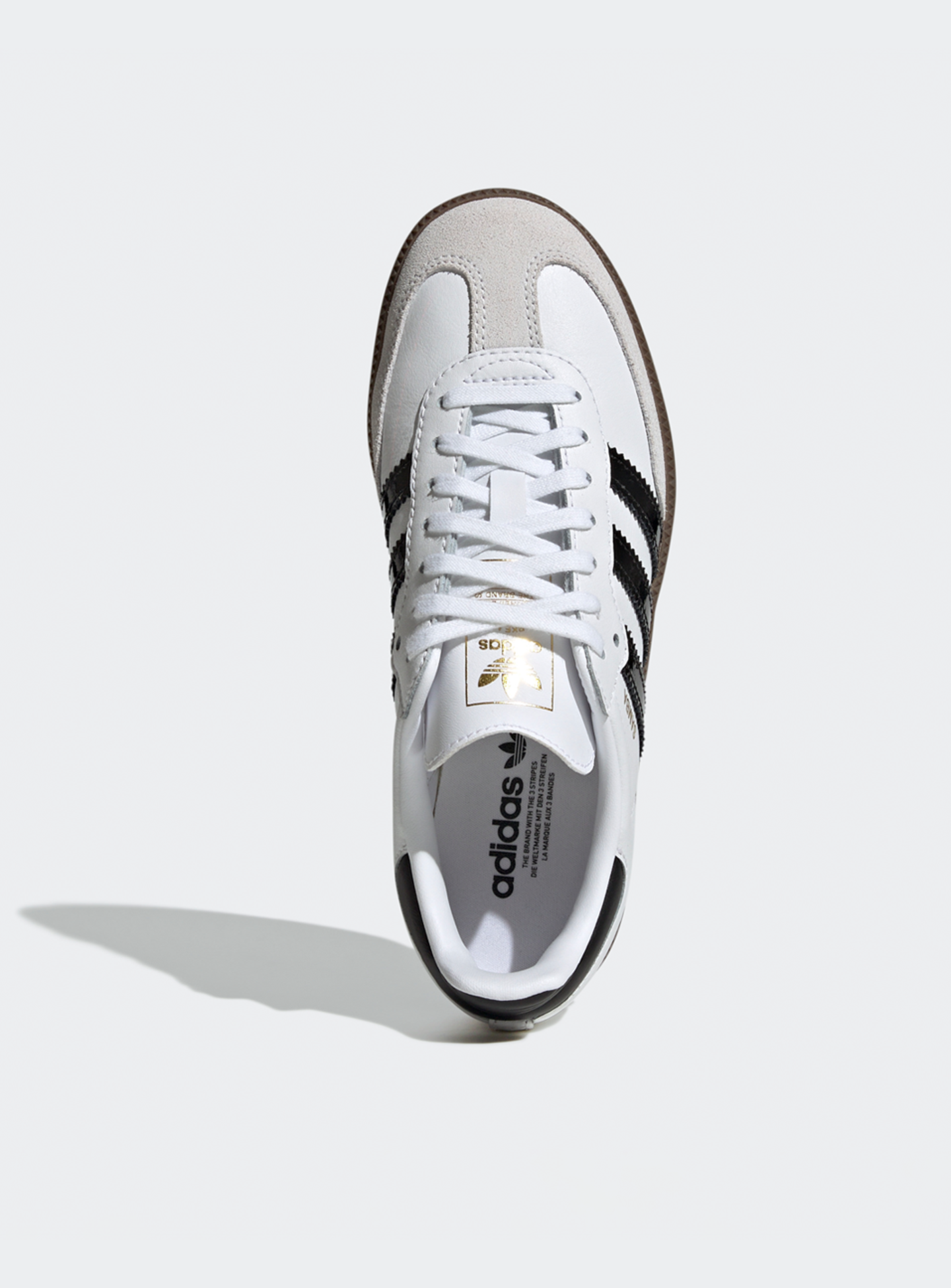 adidas Originals, Samba OG (GS), white, Image 6 of 8