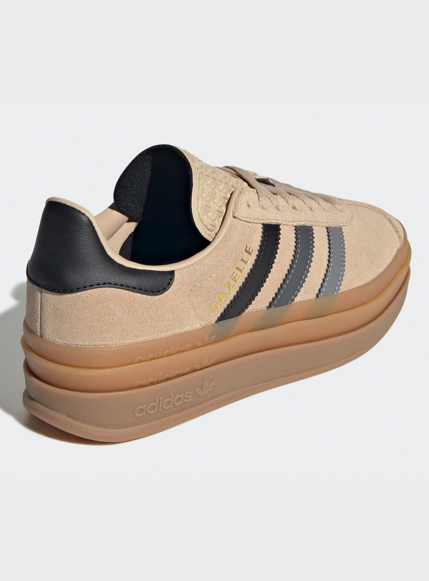 adidas Originals, Gazelle Bold (GS), beige, Image 4 of 8
