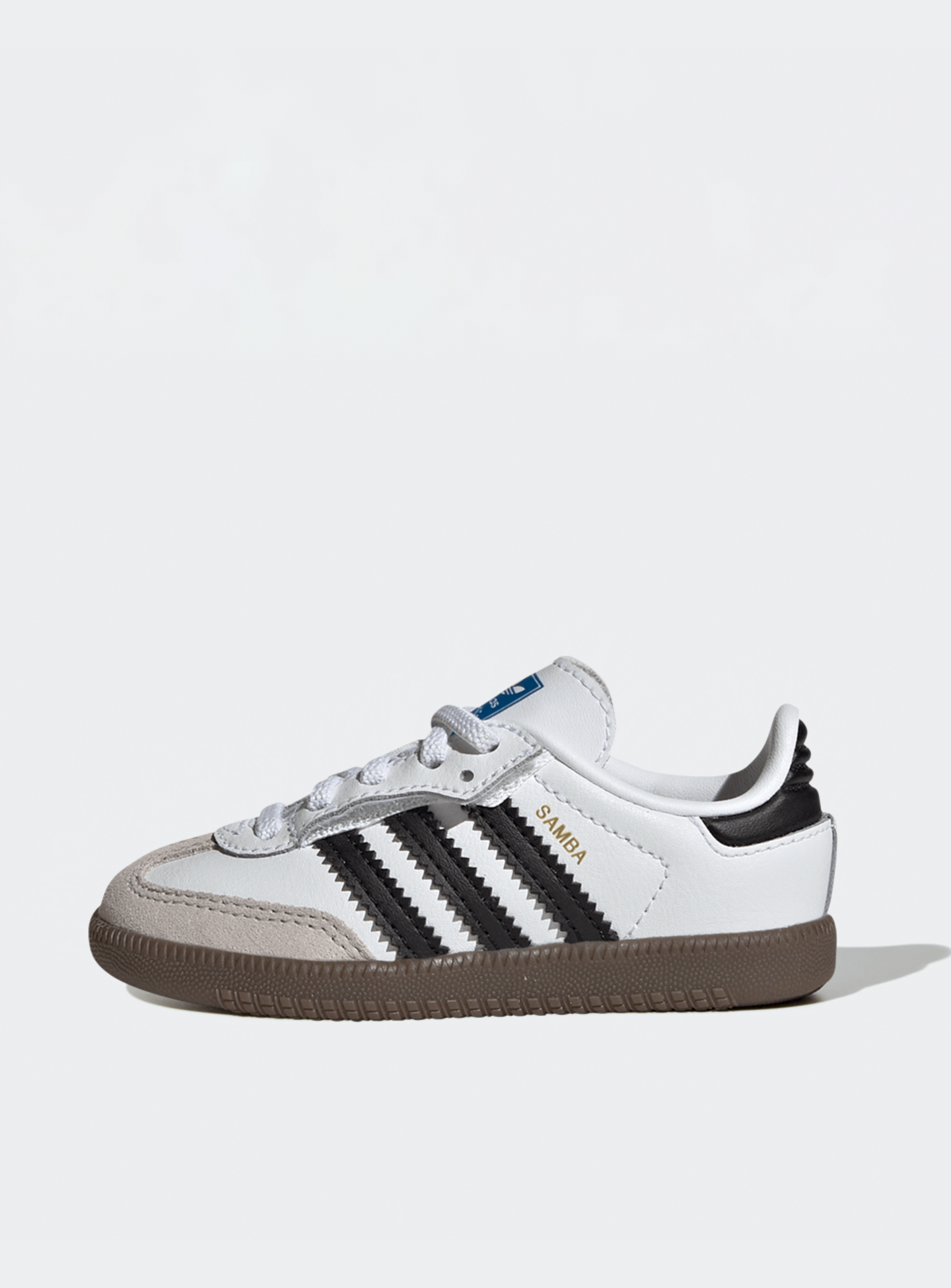 adidas Originals, Samba OG Comfort Closure Elastic Lace (TD), white, Image 1 of 8