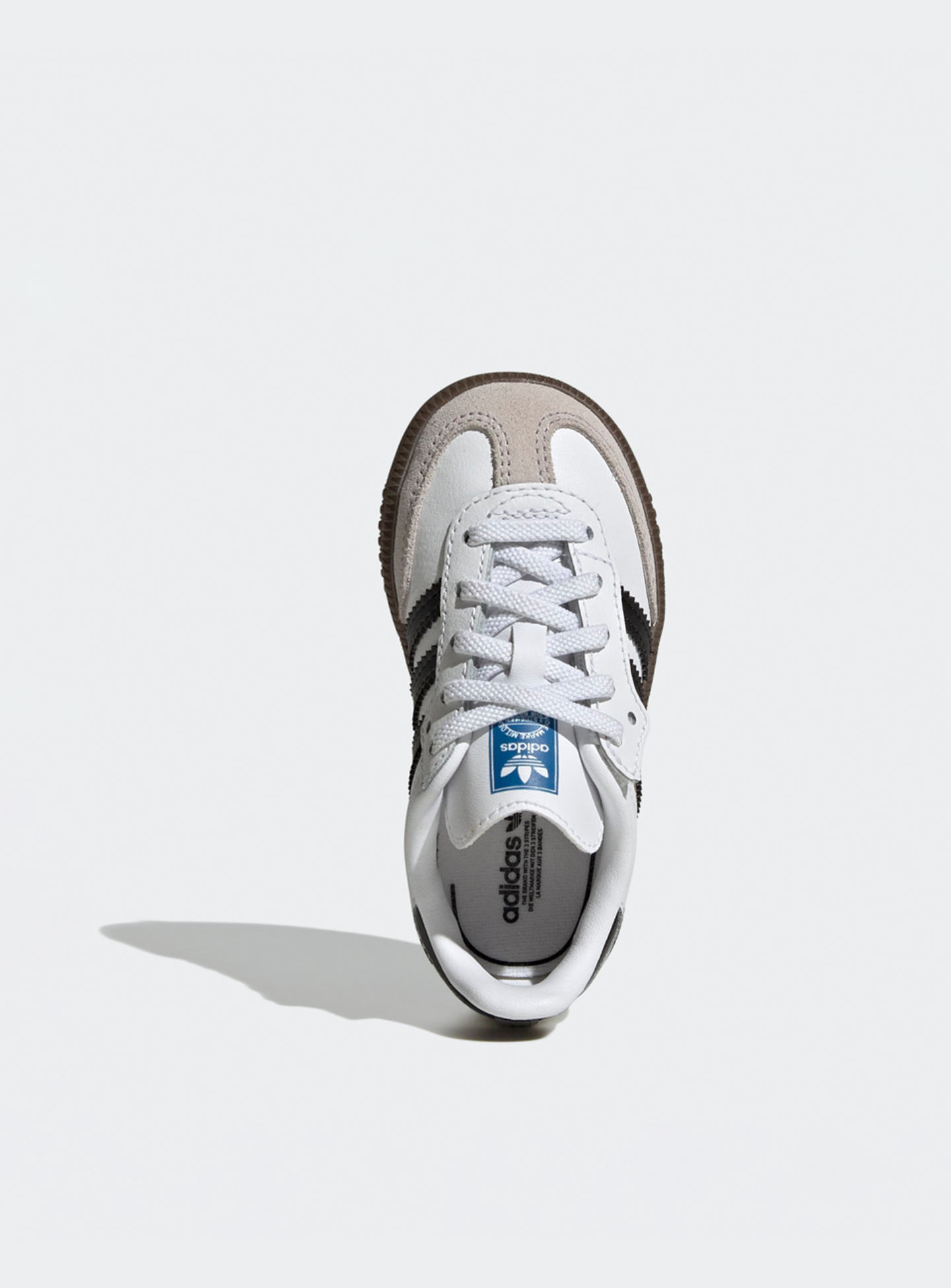 adidas Originals, Samba OG Comfort Closure Elastic Lace (TD), white, Image 6 of 8