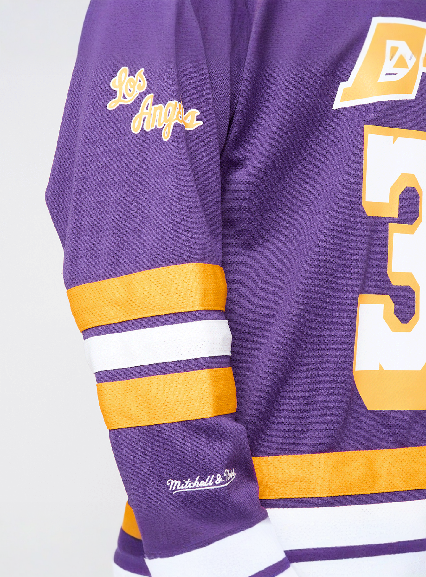 Mitchell & Ness, NBA Los Angeles Lakers Maxxed Out Fashion Jersey, purple, Image 5 of 7