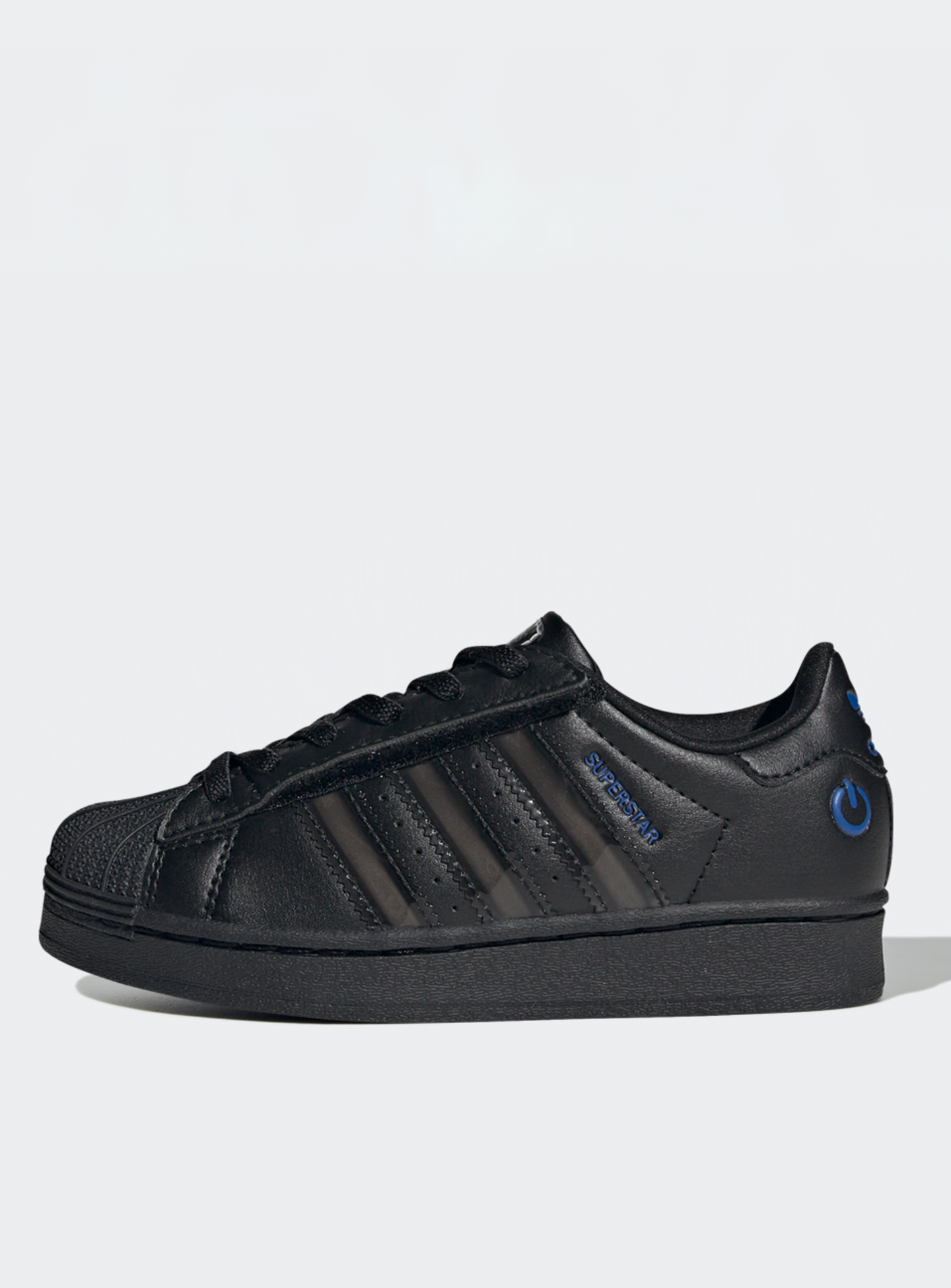 adidas Originals, Superstar LED Lights Comfort Closure Elastic Lace (PS), black, Image 1 of 9