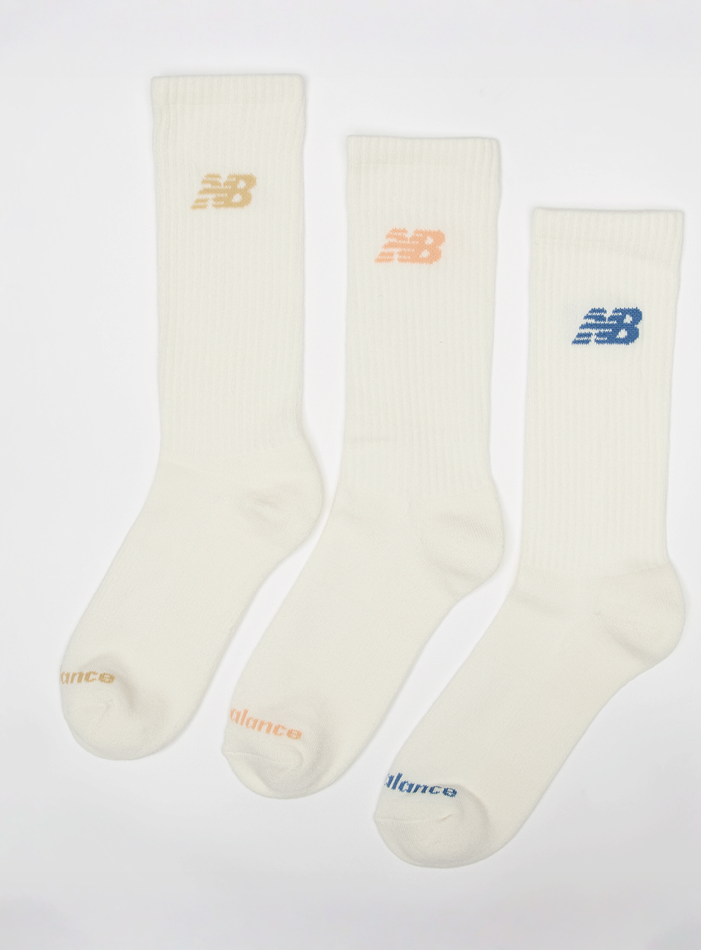 New Balance, 3 PACK - Everyday Seasonal Crew, beige, Image 1 of 2