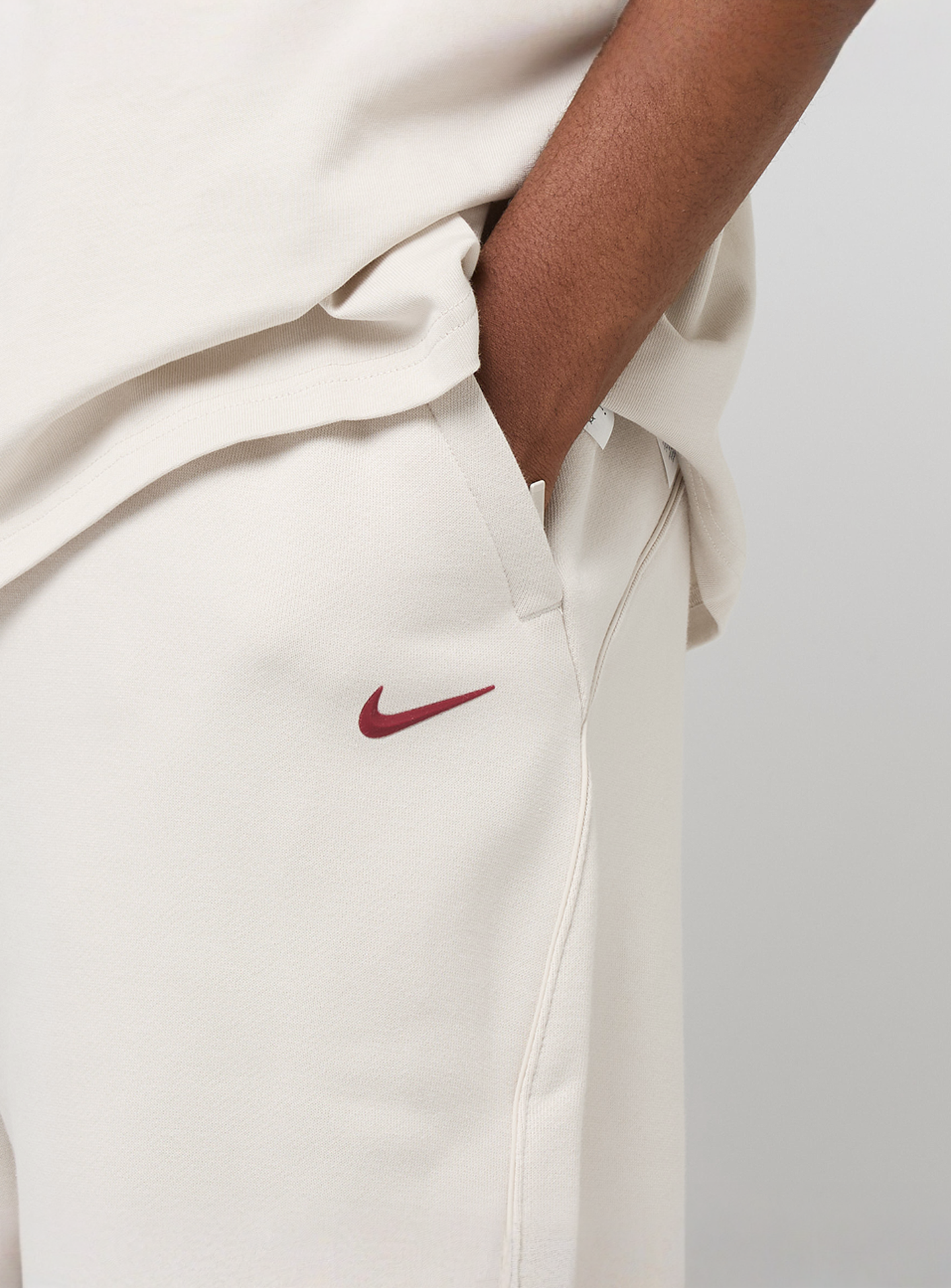 Nike Nocta, NRG CS Open Hem Fleece Pants, beige, Image 3 of 8