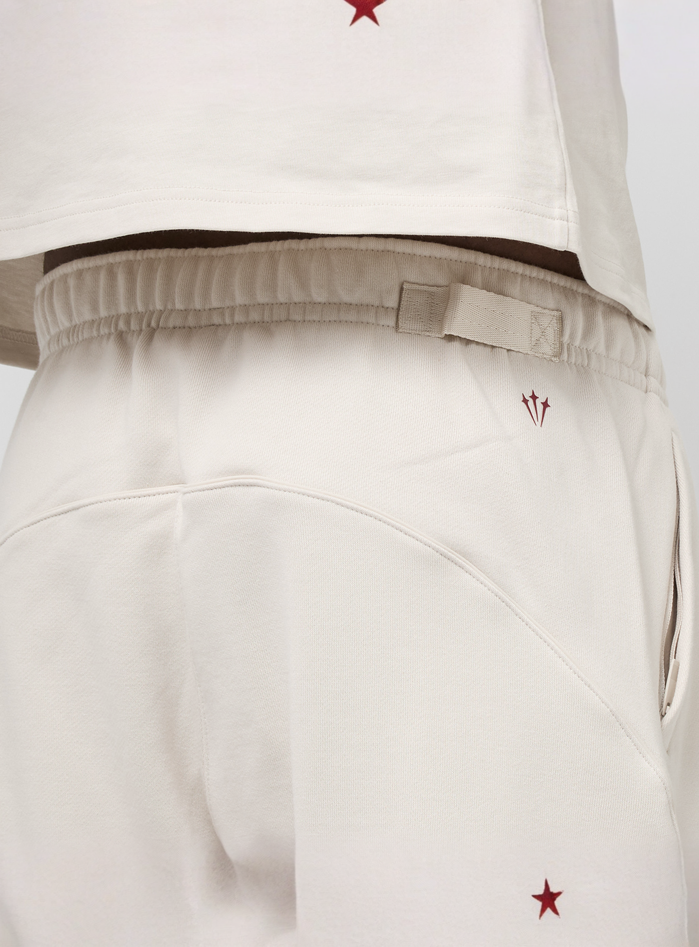 Nike Nocta, NRG CS Open Hem Fleece Pants, beige, Image 4 of 8