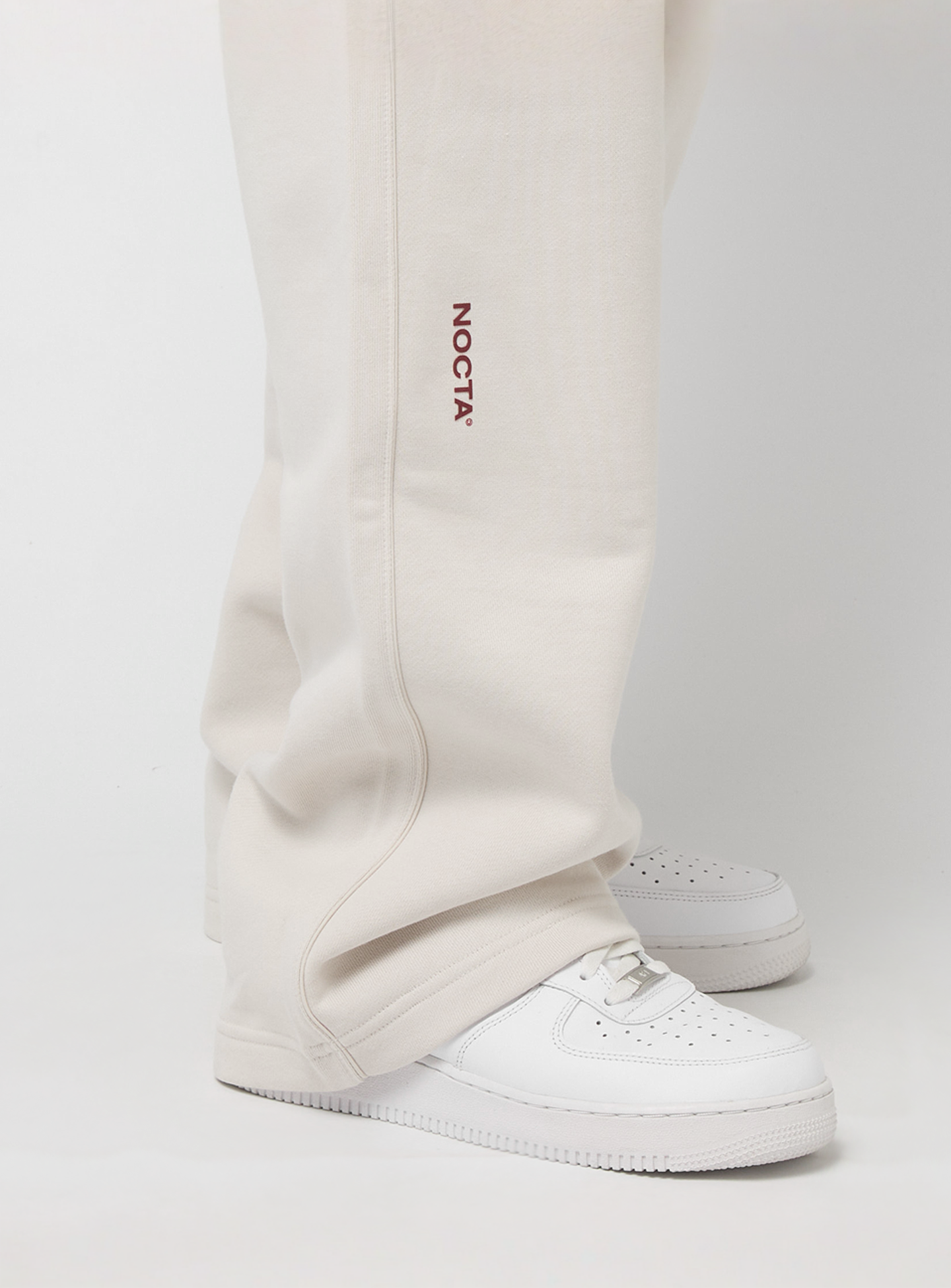 Nike Nocta, NRG CS Open Hem Fleece Pants, beige, Image 6 of 8