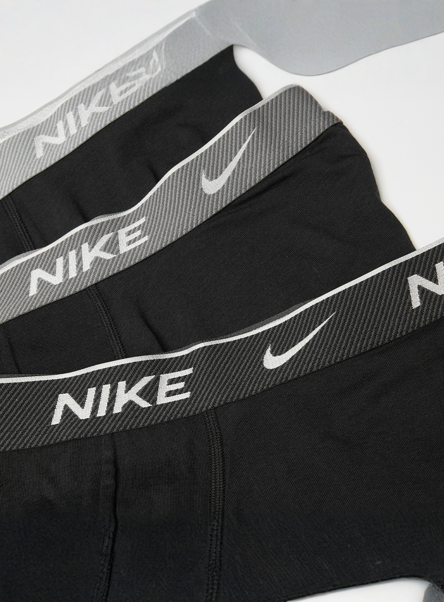 Nike, 3 PACK - Everyday Cotton Stretch Trunk, black, Image 2 of 2