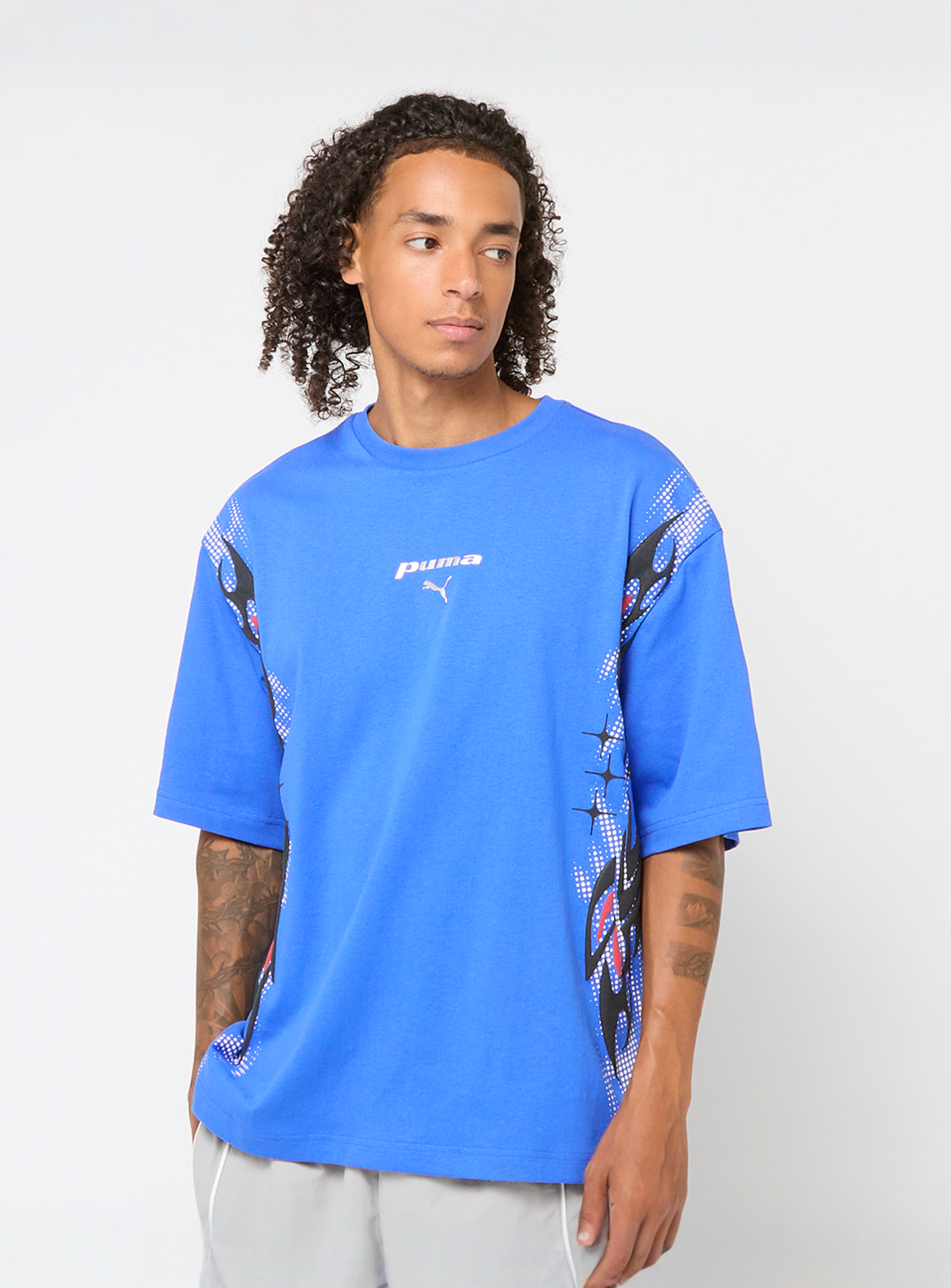 PUMA, Pumatech-X Boxy Tee, blue, Image 1 of 6