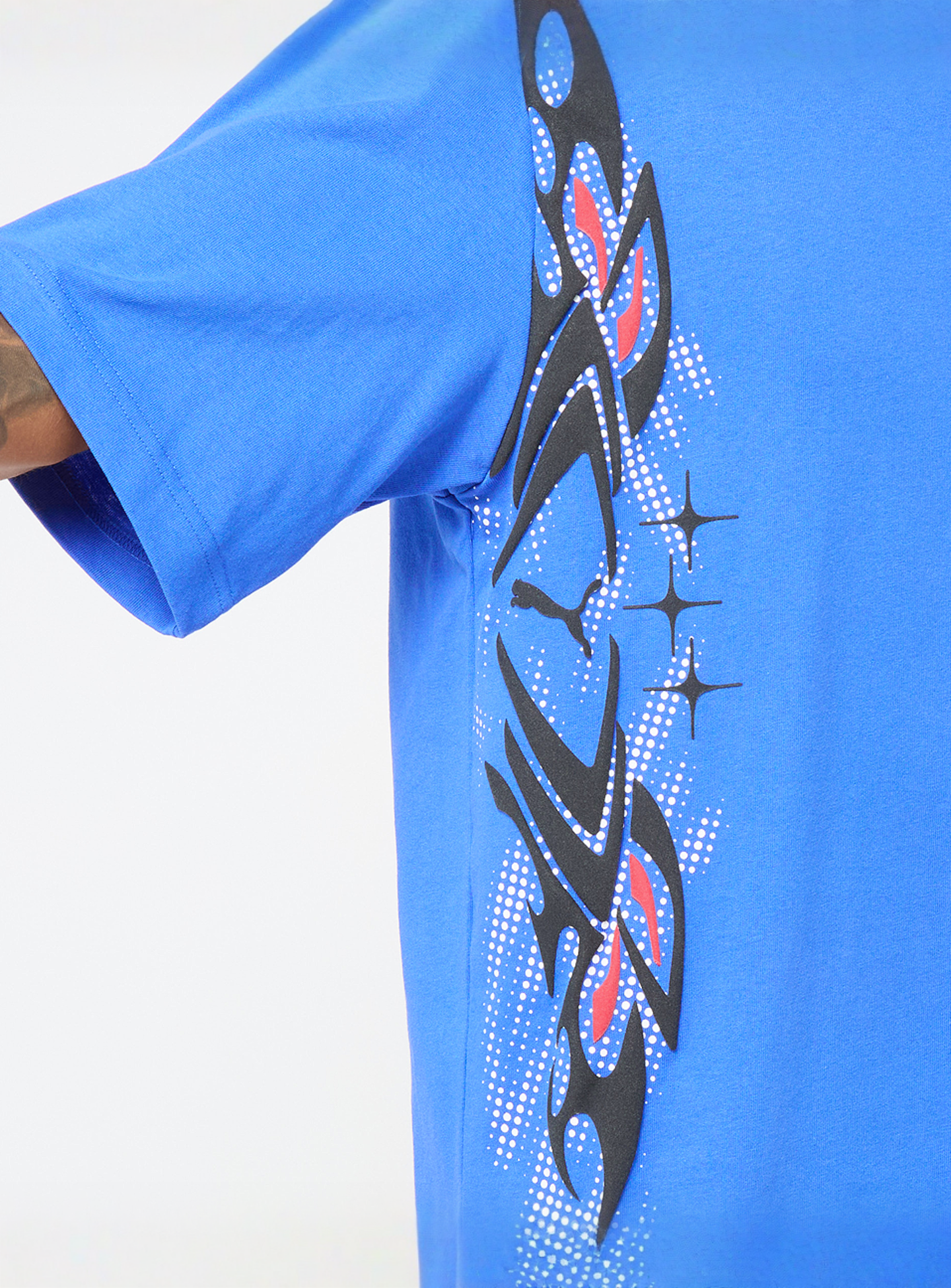 PUMA, Pumatech-X Boxy Tee, blue, Image 4 of 6