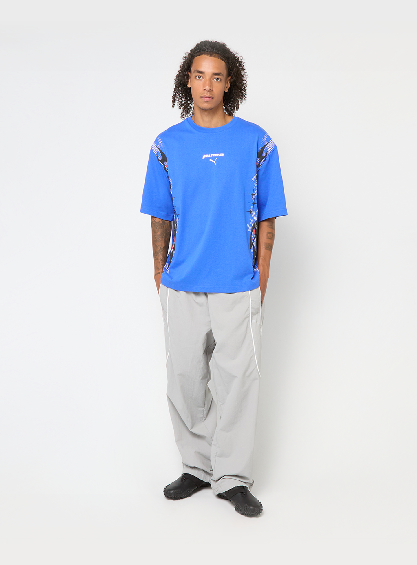 PUMA, Pumatech-X Boxy Tee, blue, Image 6 of 6