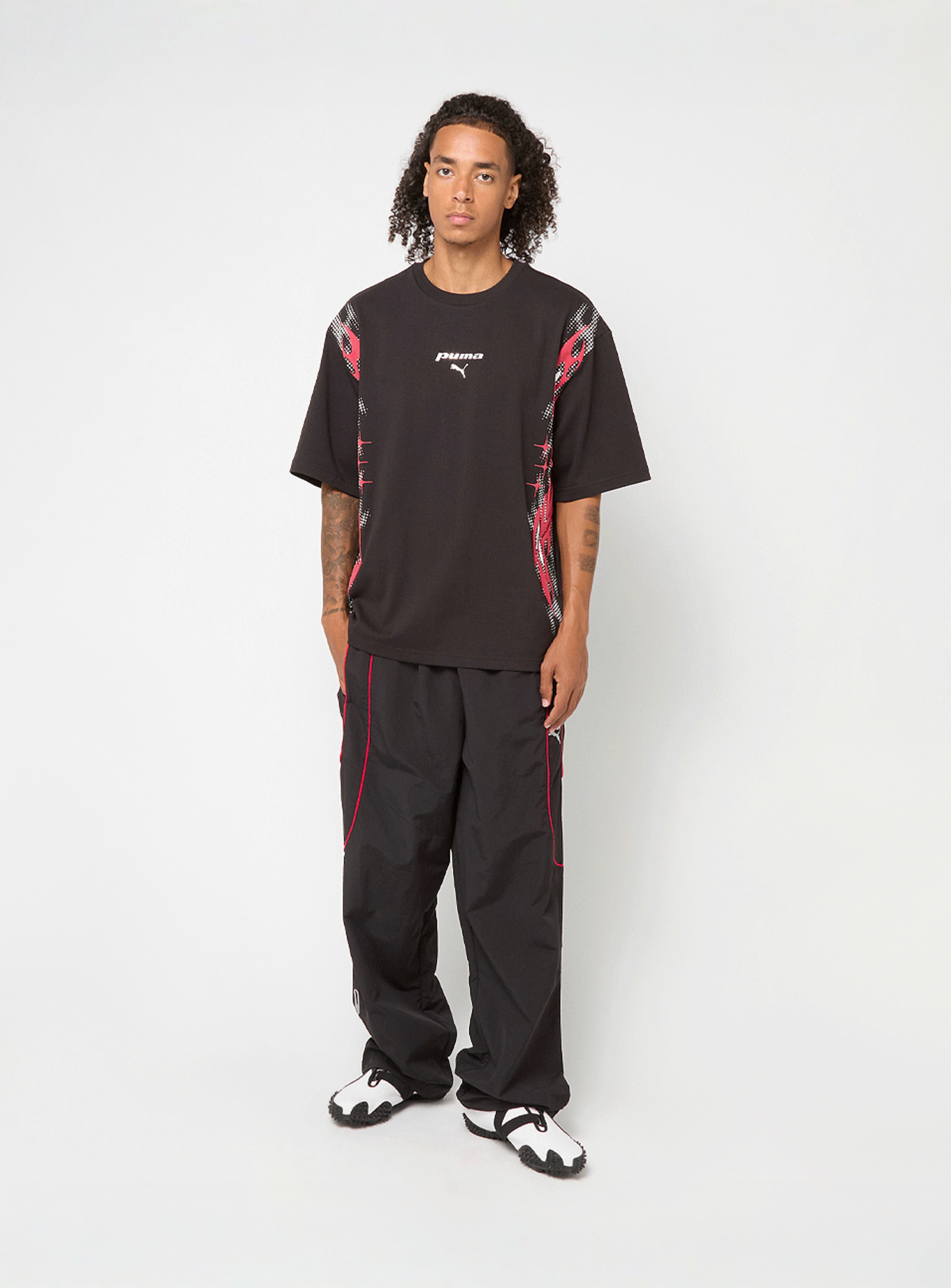 PUMA, PUMATECH-X Relaxed Track Pant Woven, black, Image 8 of 8