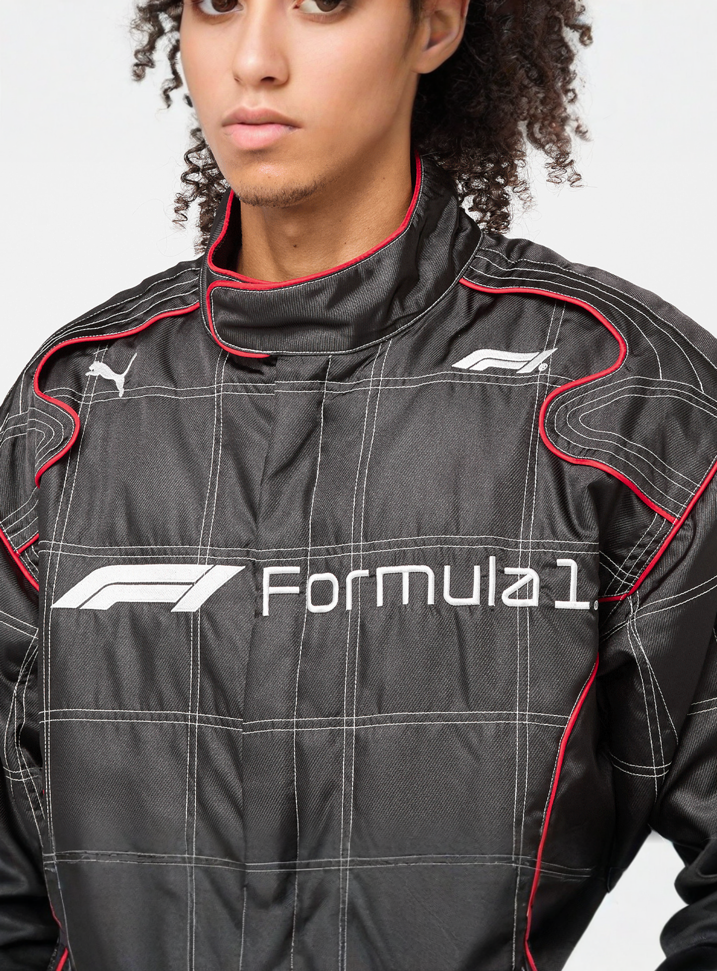 PUMA, F1 Lifestyle Racing Jacket, black, Image 3 of 6