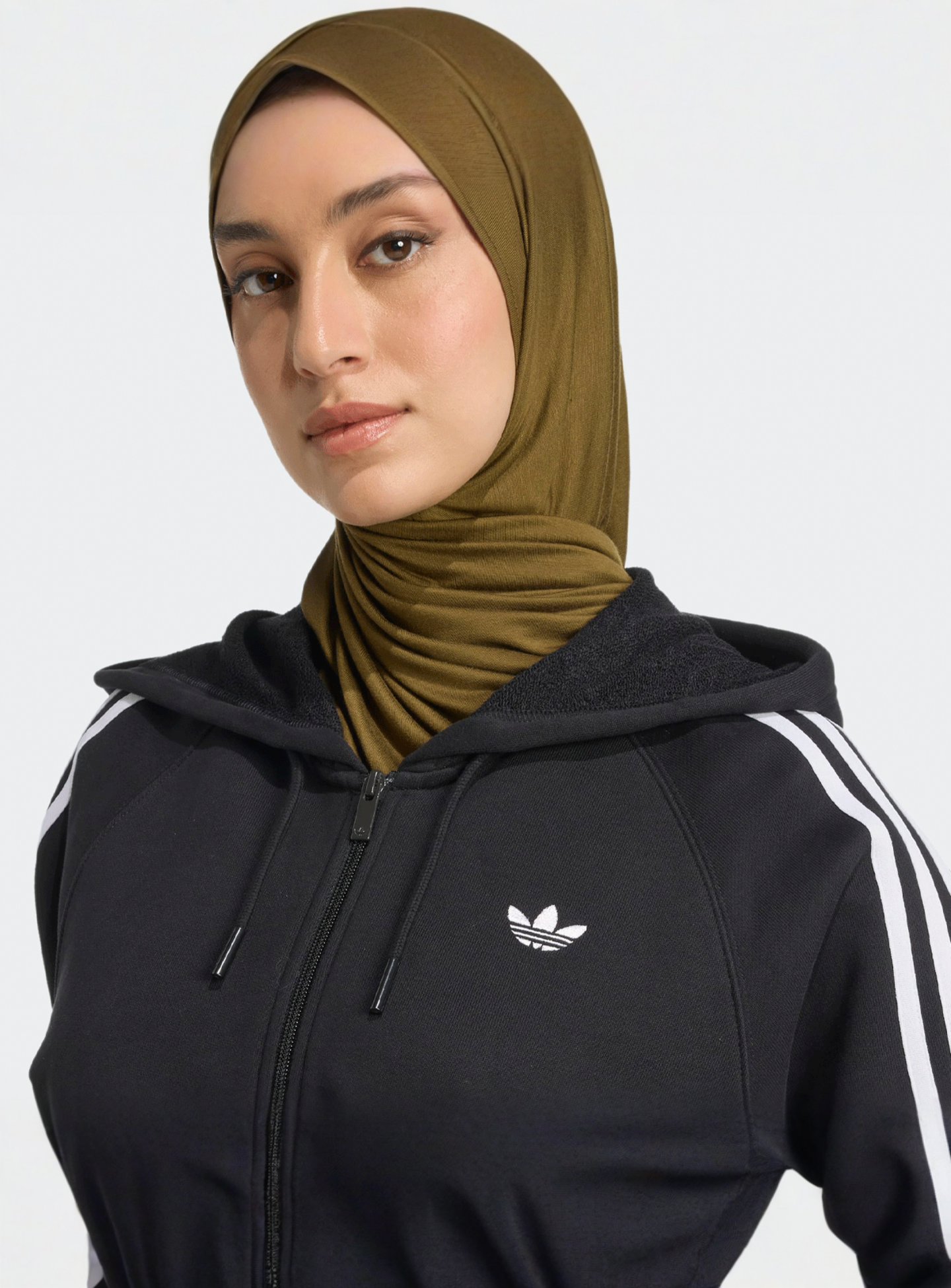 adidas Originals, Zip Hoodie, black, Image 3 of 5