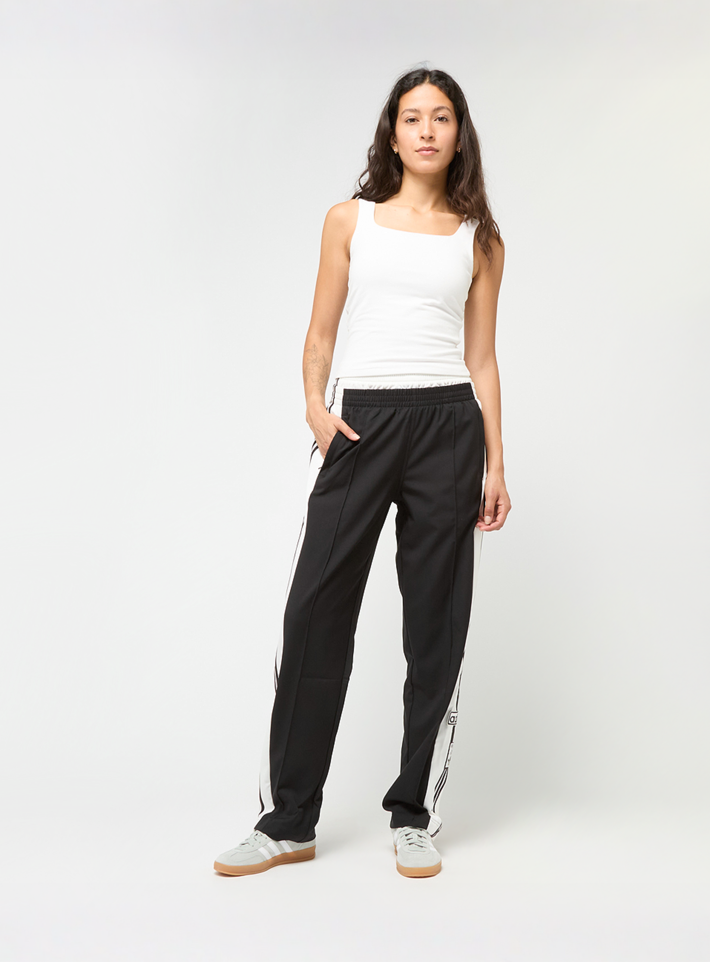 adidas Originals, Adibreak Double Waist Trackpants, black, Image 6 of 6