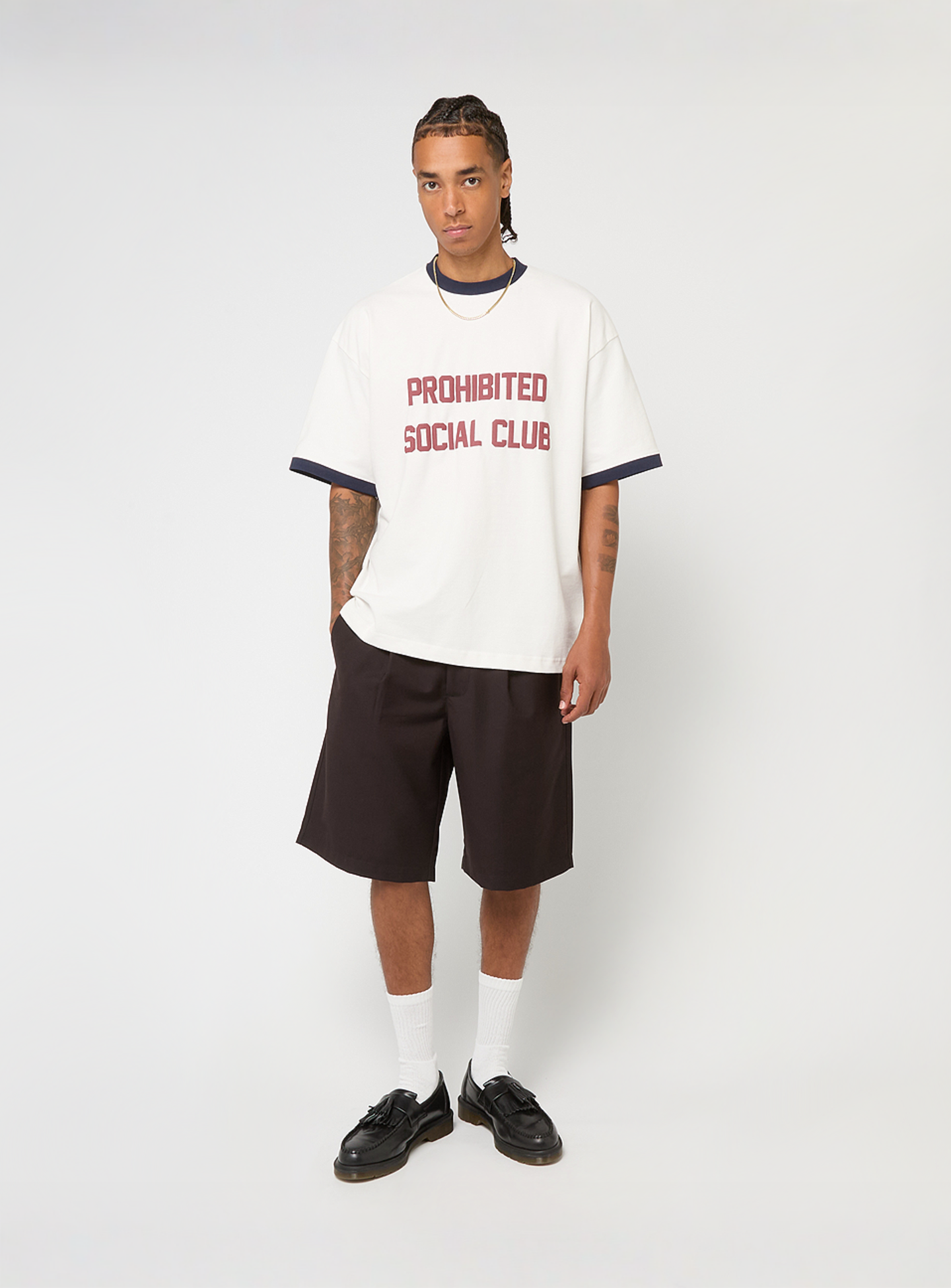 Prohibited, SC Contrast Tee, white, Image 4 of 4