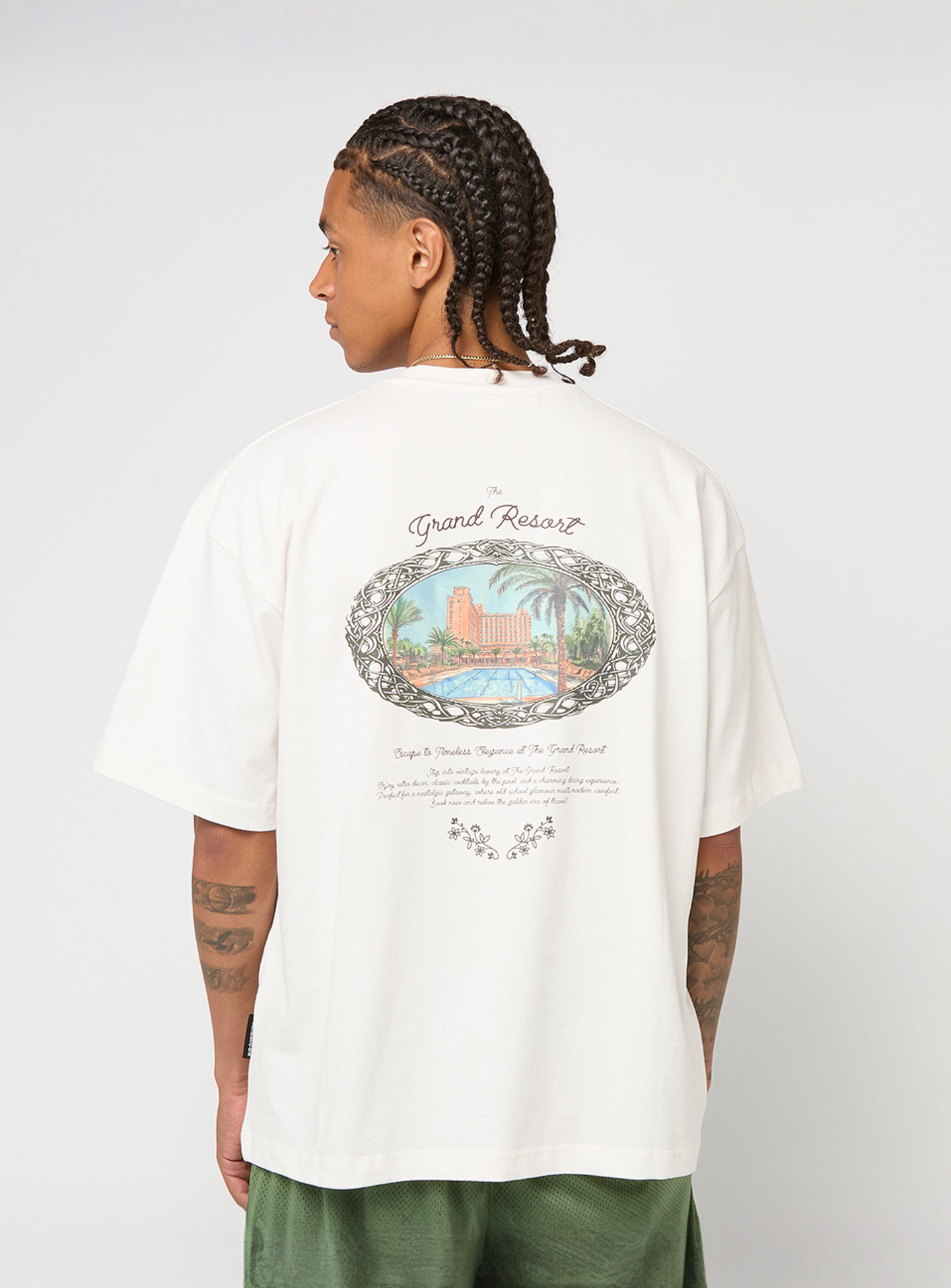Prohibited, Grand Pool Tee, beige, Image 1 of 5