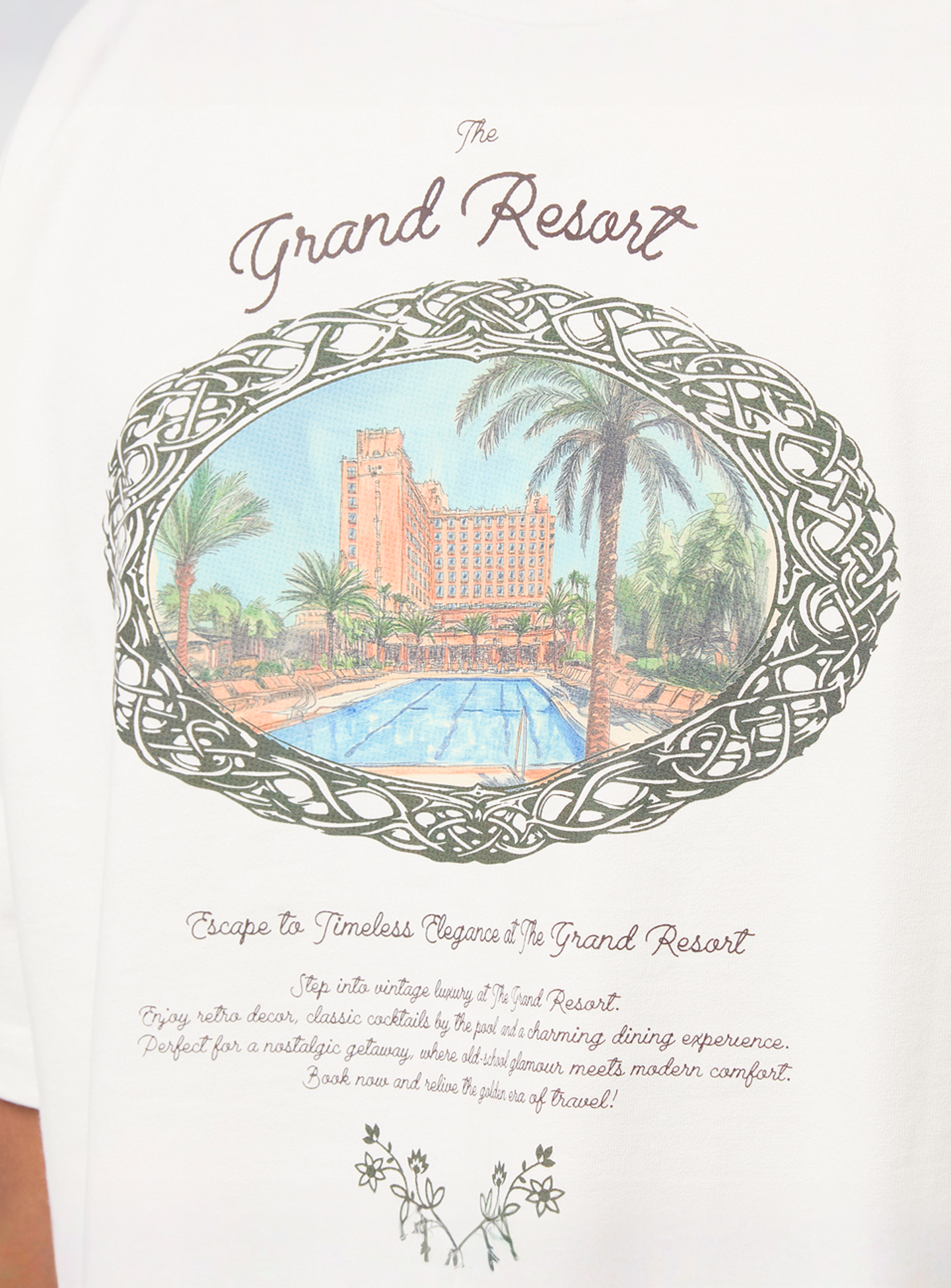Prohibited, Grand Pool Tee, beige, Image 4 of 5