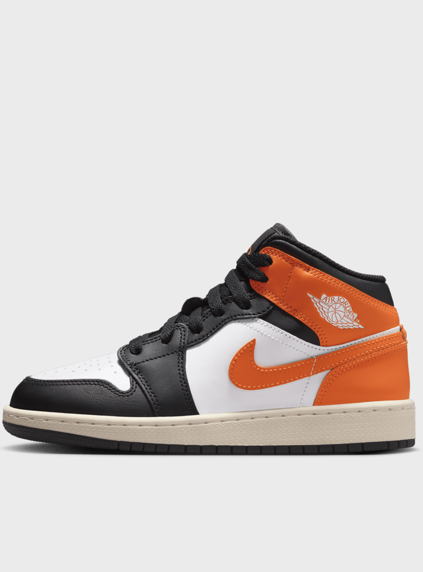 Jordan, Jordan 1 Mid (GS), black, Image 1 of 8