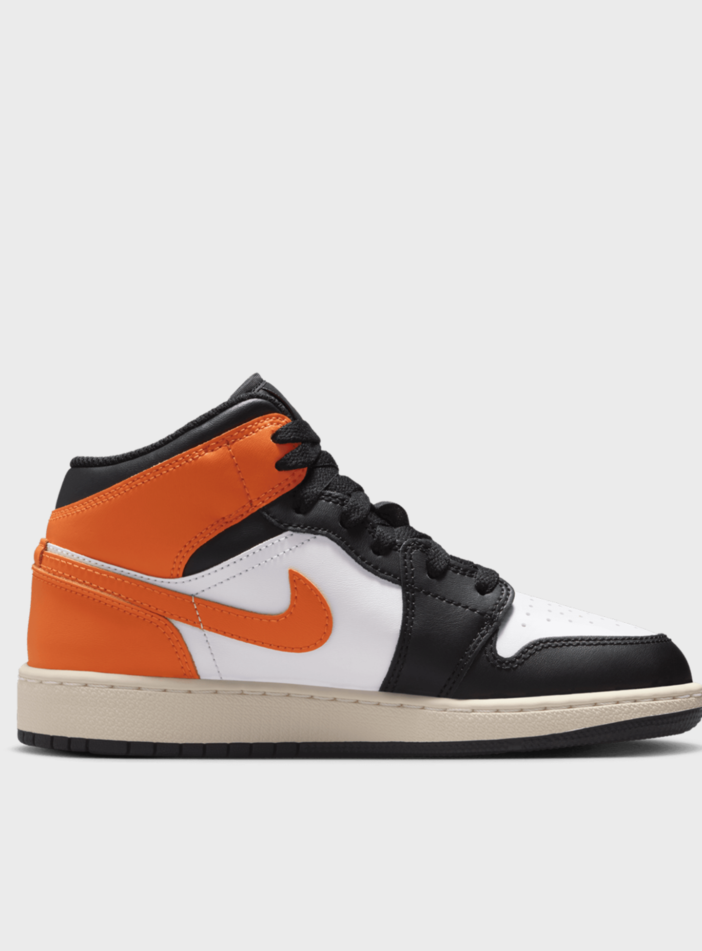 Jordan, Jordan 1 Mid (GS), black, Image 2 of 8