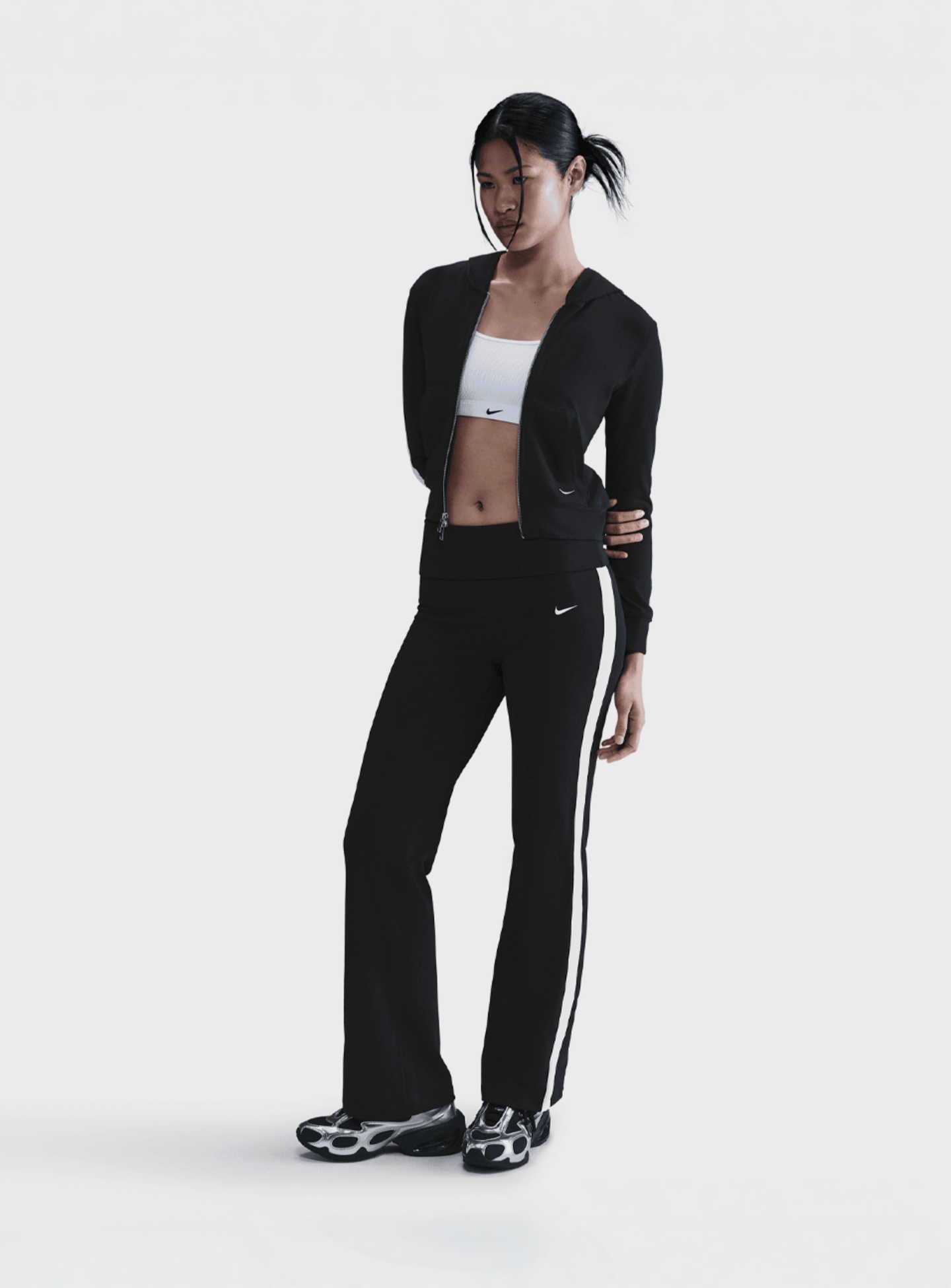 Nike, Sportswear High Raised Fold Over Pant, black, Image 7 of 7