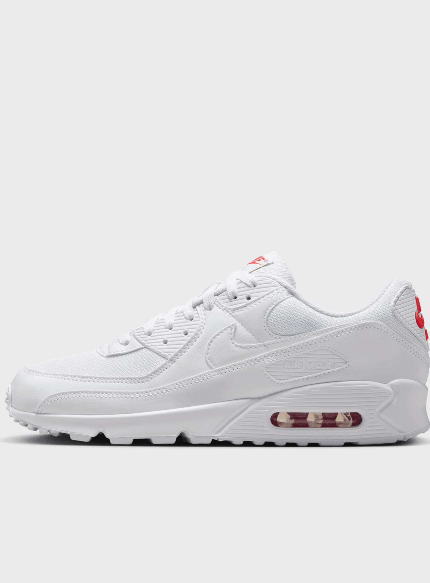 Nike, Air Max 90, white, Image 1 of 8