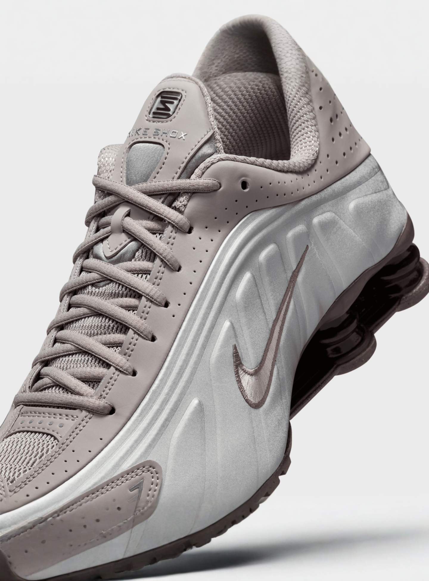 Nike, Shox R4, grey, Image 7 of 9