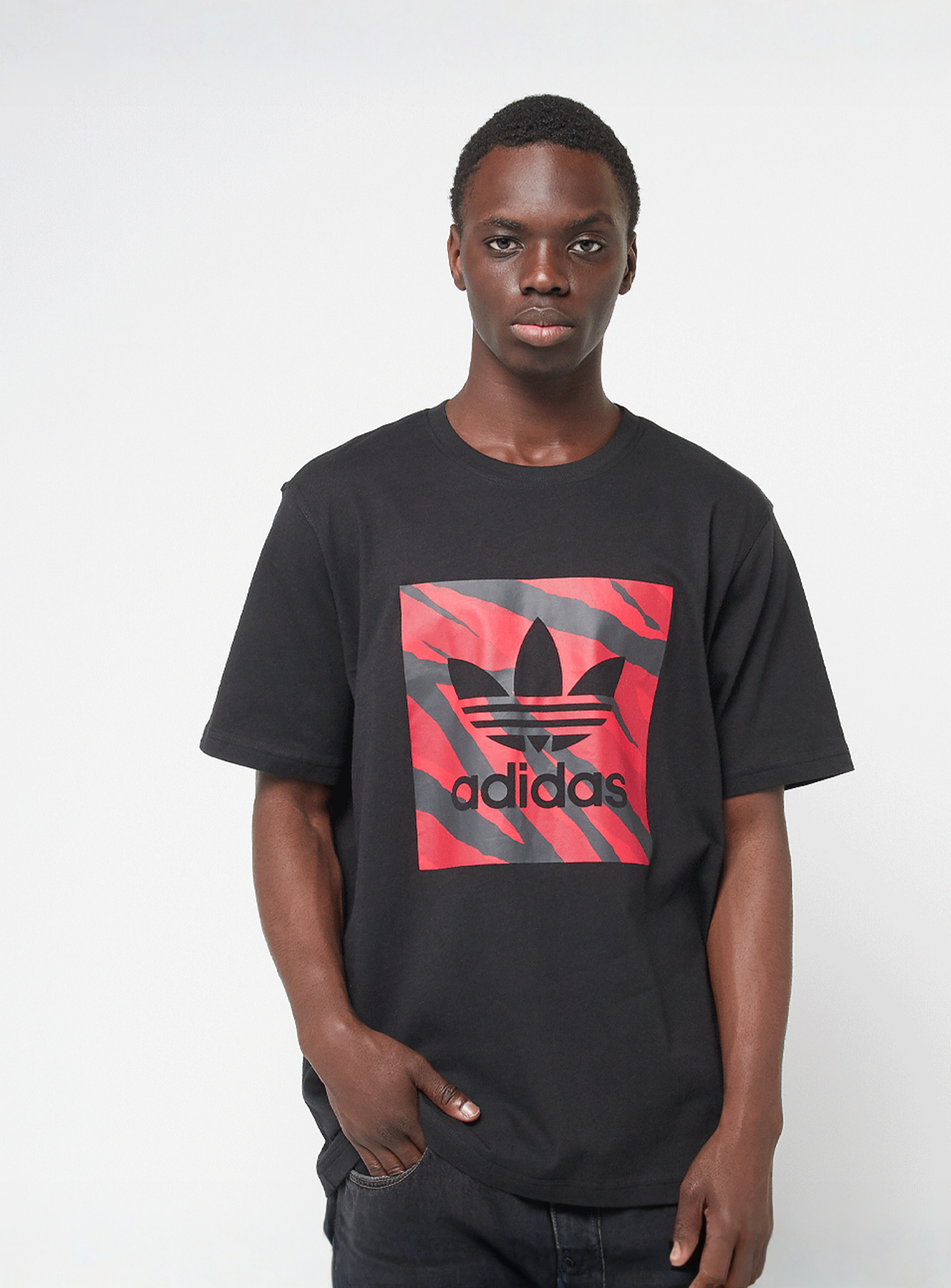 adidas Originals, Camo Cube Tee, black, Image 1 of 4