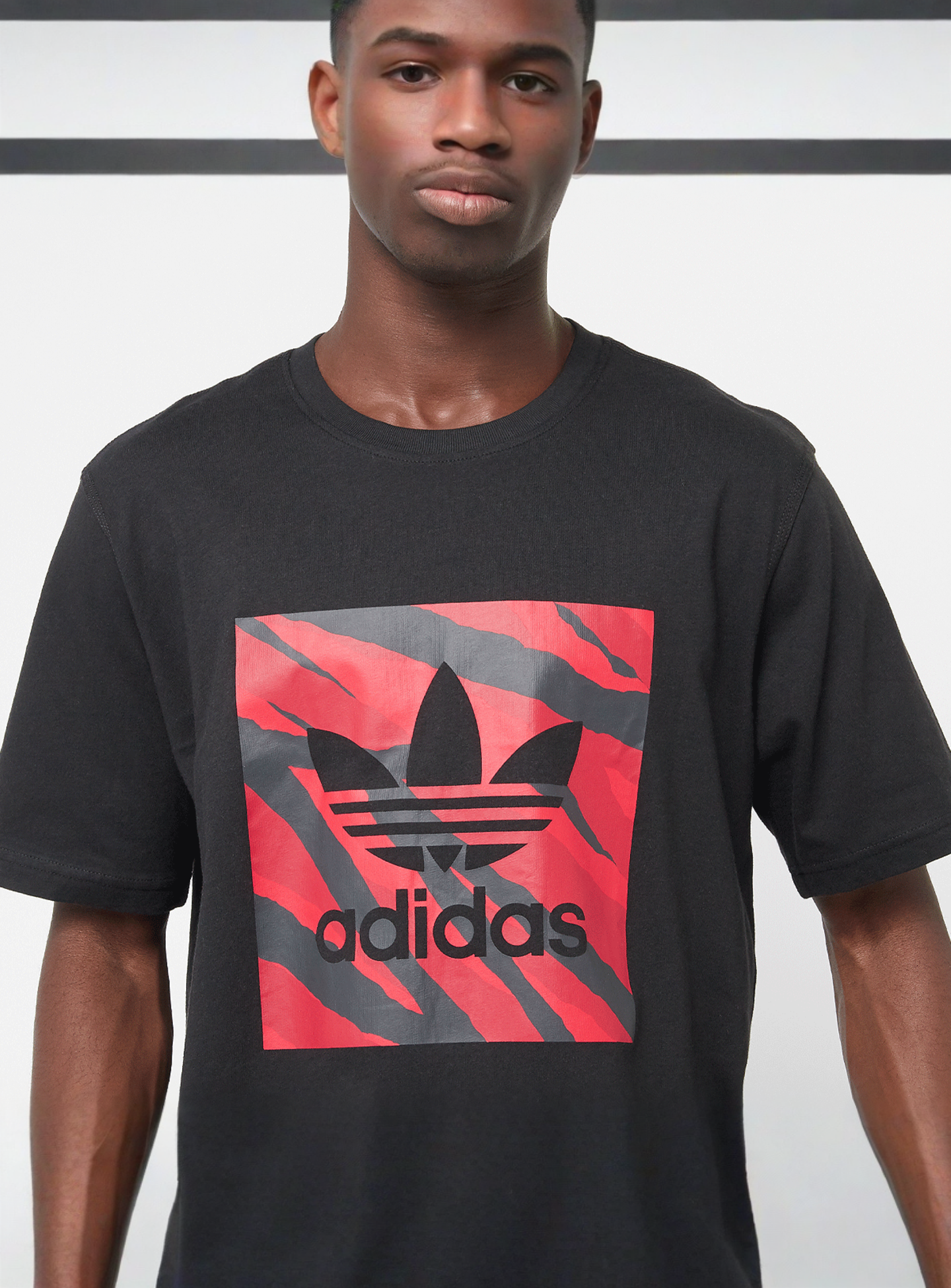 adidas Originals, Camo Cube Tee, black, Image 3 of 4