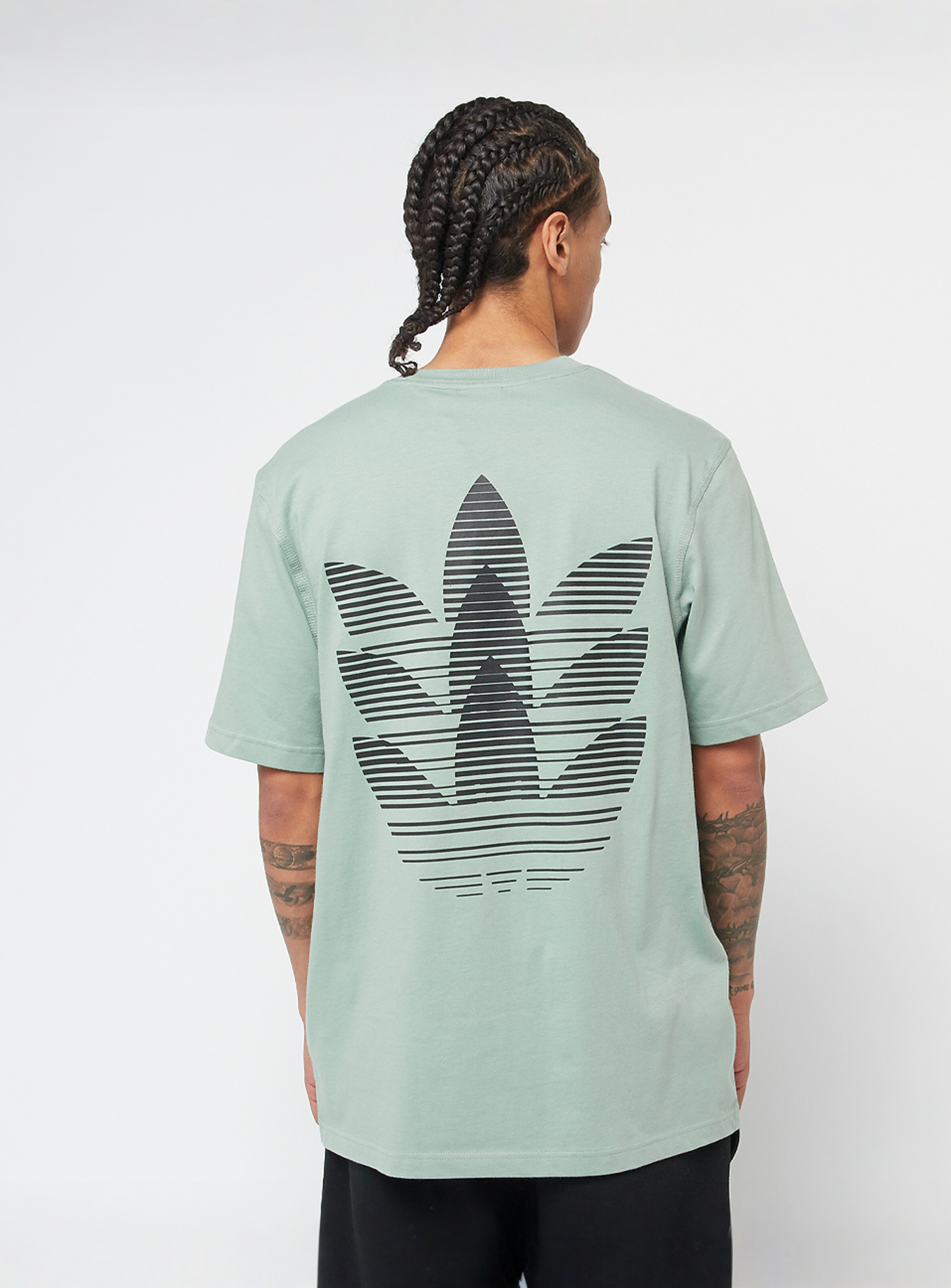 adidas Originals, 3D Trefoil T-Shirt, green, Image 1 of 5